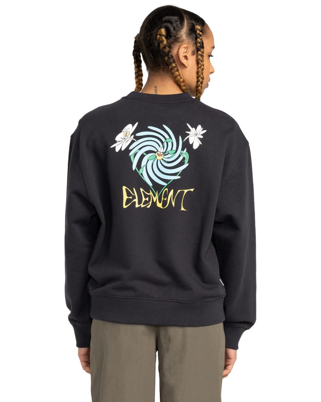 Element Sweatshirt Swirl Flower