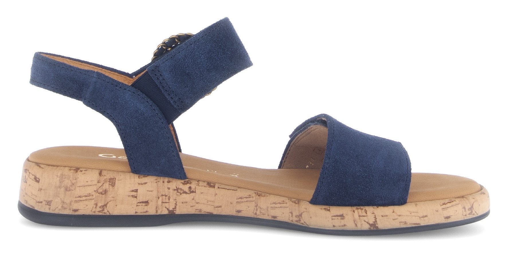 Gabor Sleehaksandaaltjes Rhodos , riemchensandaal, comfort-schoen, zomerschoen met mooie sierspeld