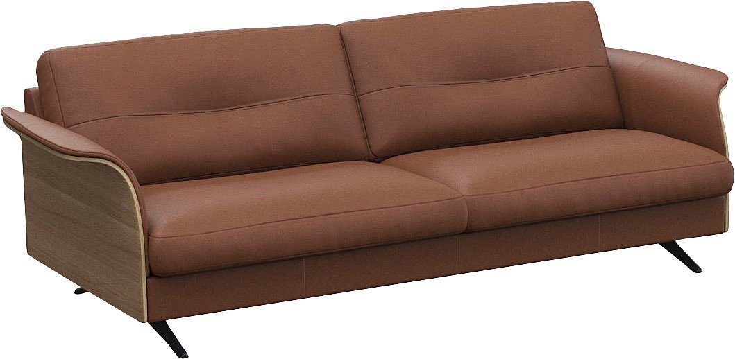 FLEXLUX 3-zitsbank Glow designbank, comfortabel en comfortabel door hoogwaardige zitconstructie