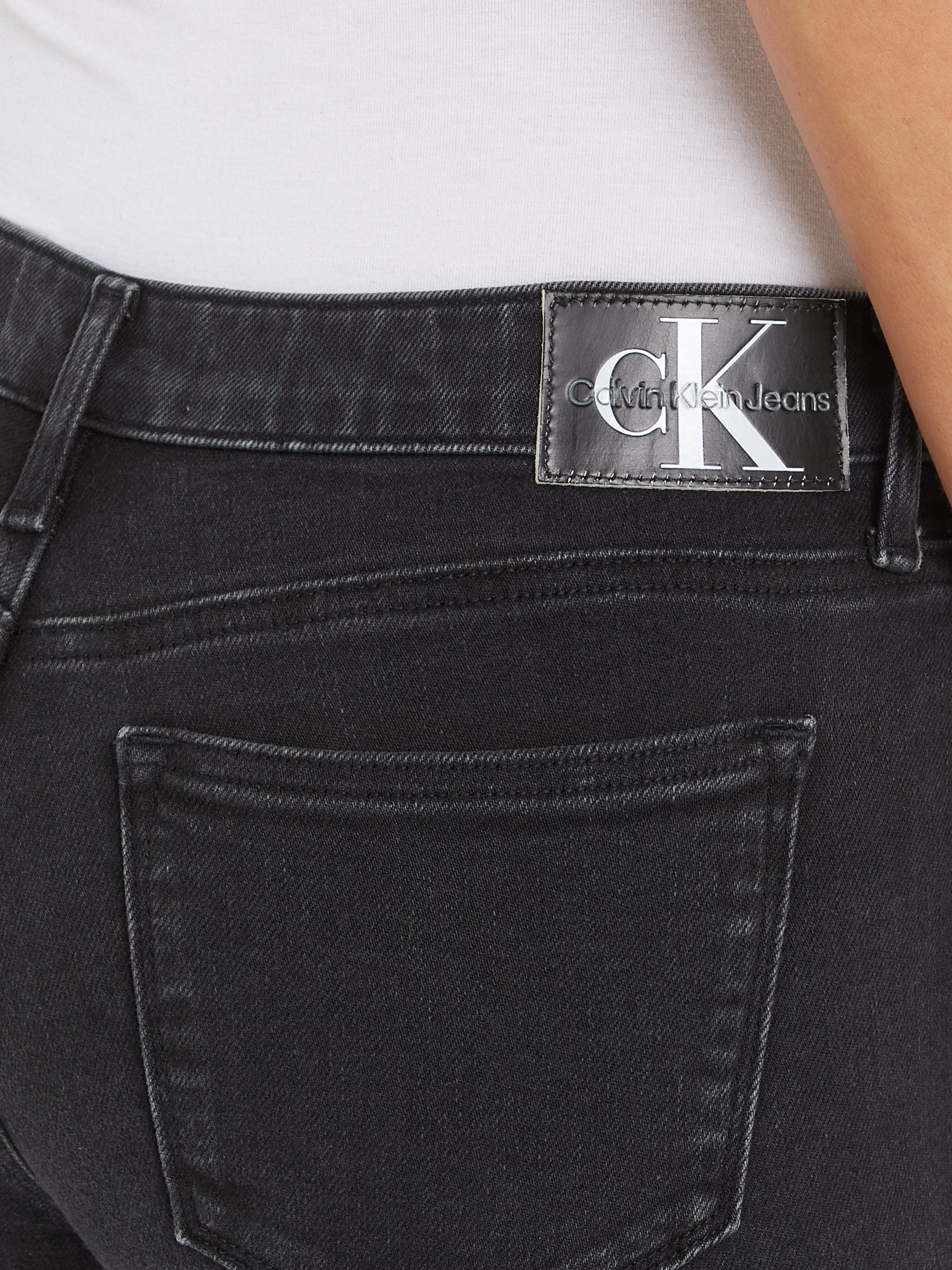 Calvin Klein Skinny fit jeans Mid rise skinny in 5-pocketsstijl