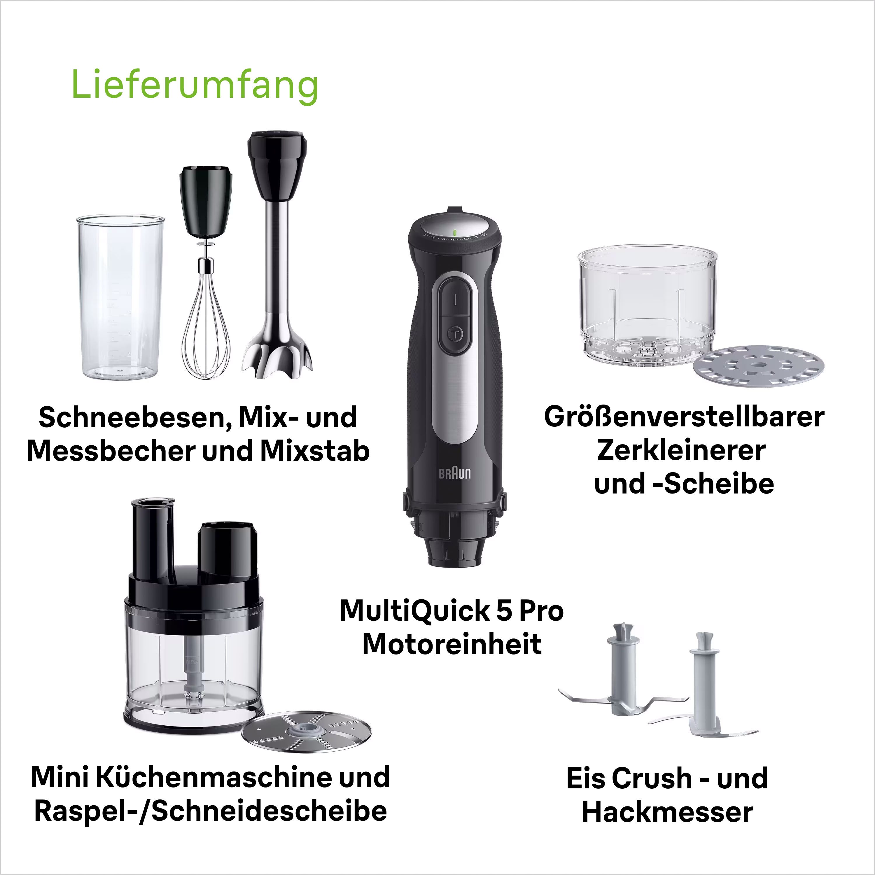 Braun Staafmixer MultiQuick 5 Pro MQ55755M