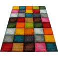merinos vloerkleed belis 22605 woonkamer, modern kleurrijk laagpolig vloerkleed multicolor