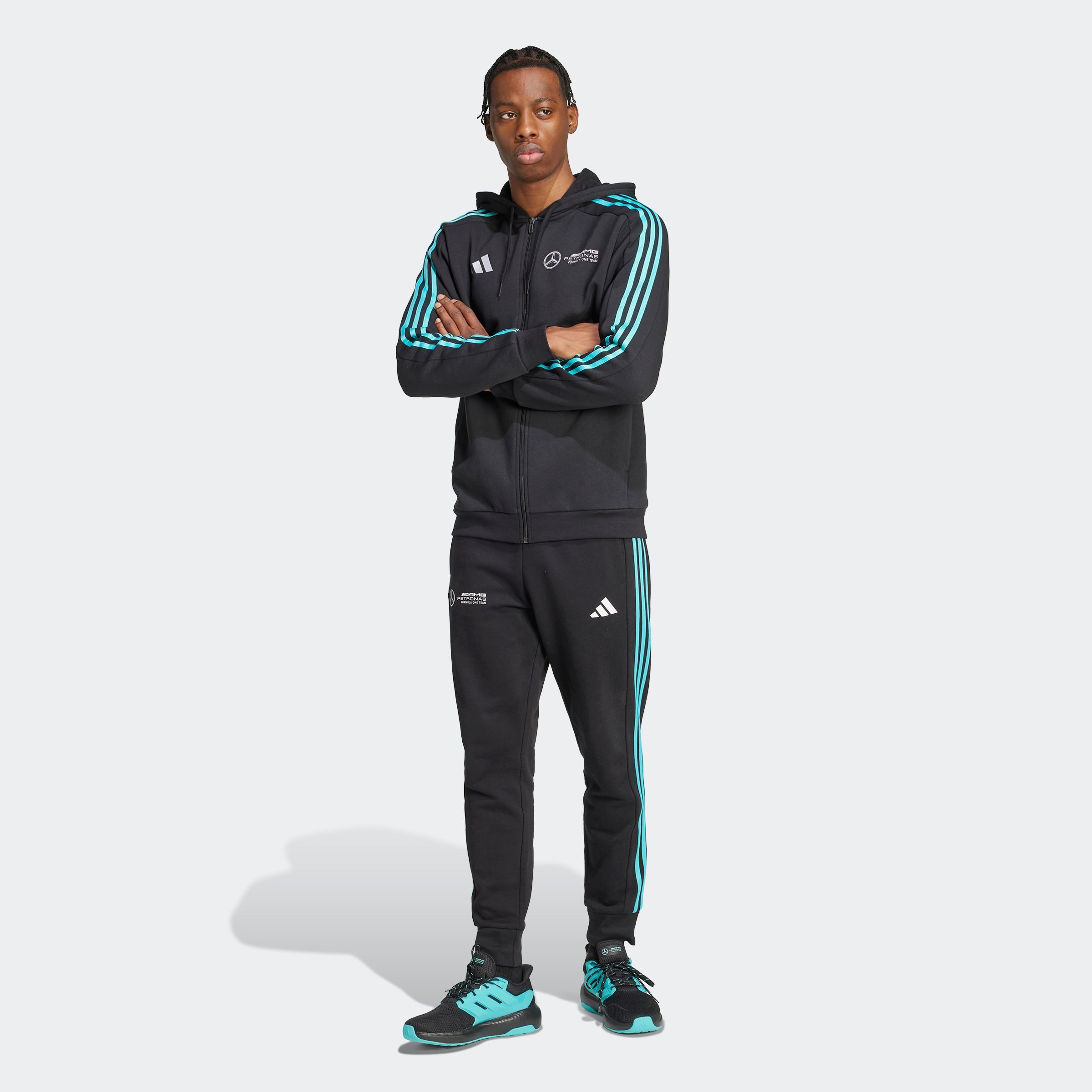 adidas Performance Hoodie MER DNA FZ HD M Mercedes AMG mannen motorsport