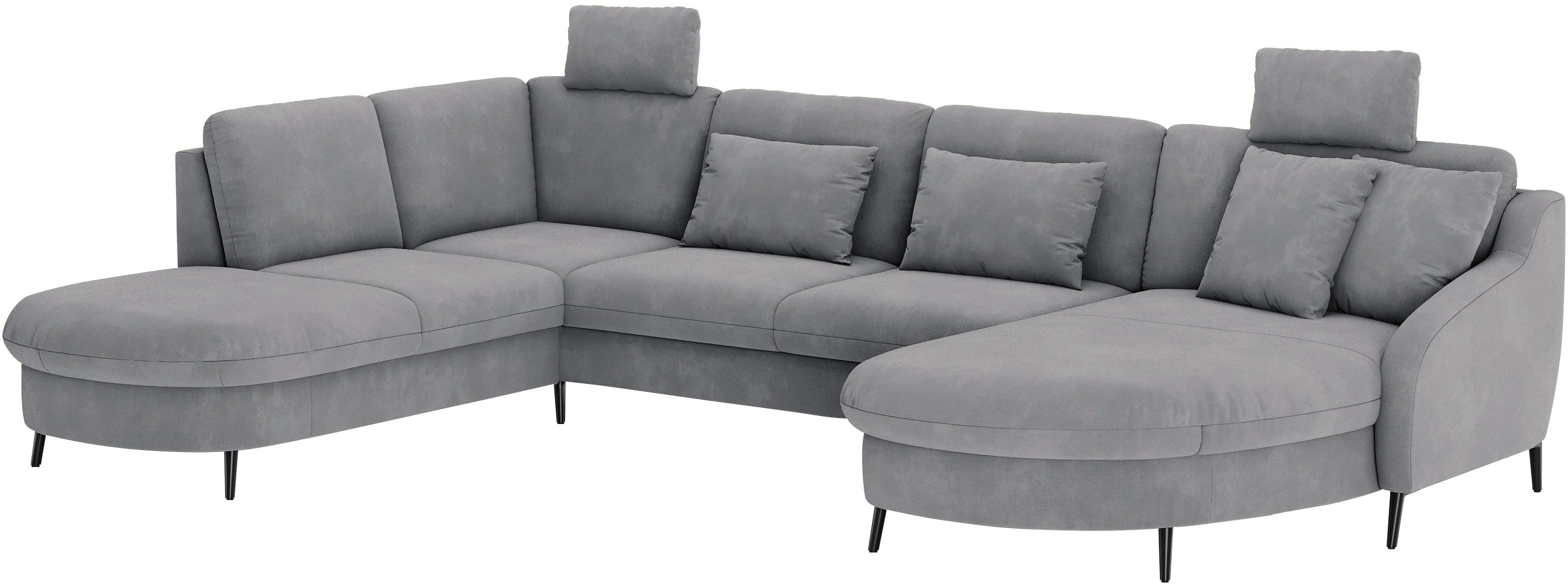 sit&more Zithoek Soul U-model optioneel met bed en bedlade