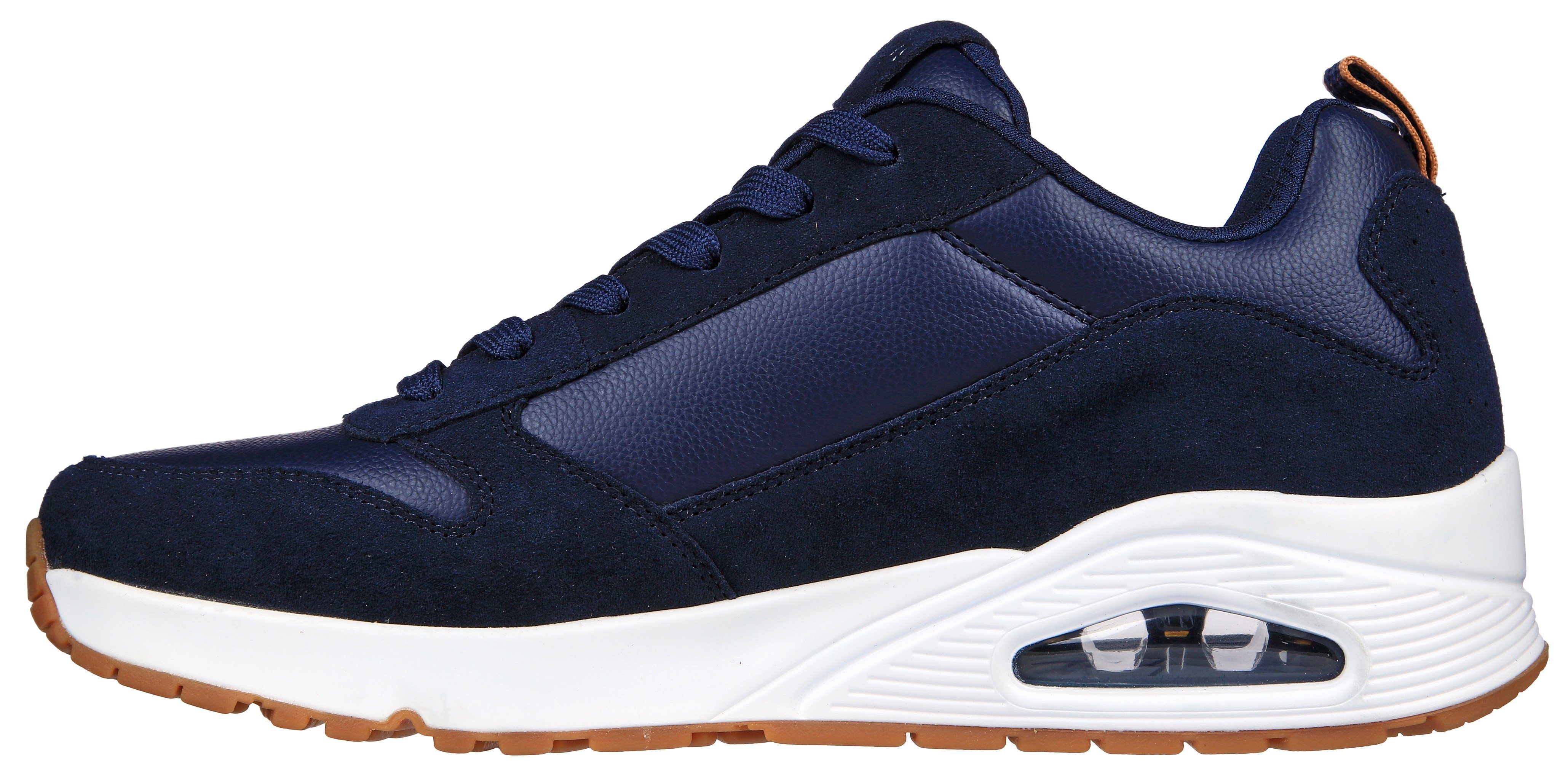 Skechers Sneakers Uno Stacre met luchtkamerzool, vrijetijdsschoen, lage schoen, veterschoen