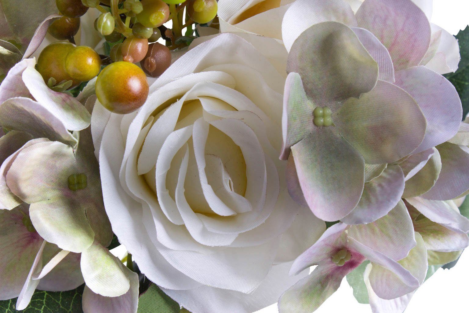 Botanic-Haus Kunstbloem Rozen/hortensia's (1 stuk)