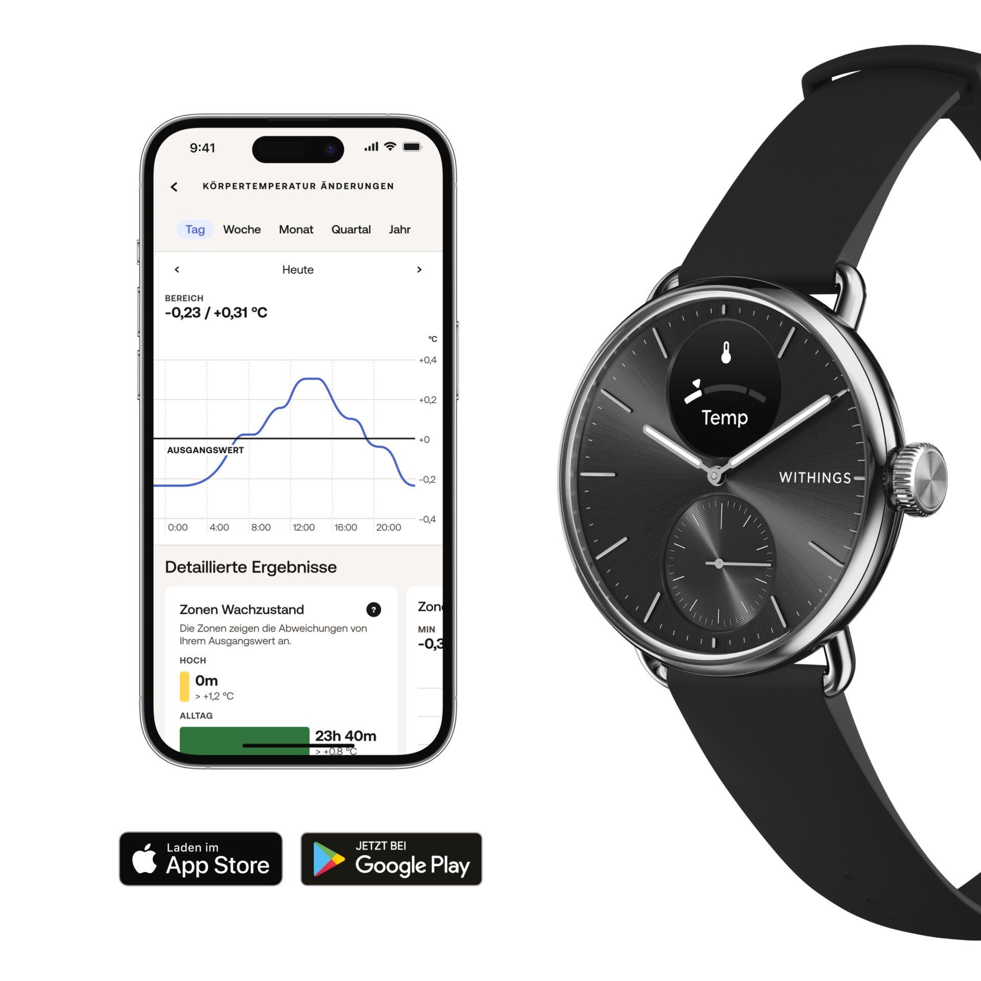 Withings Smartwatch ScanWatch 2 (38 mm)