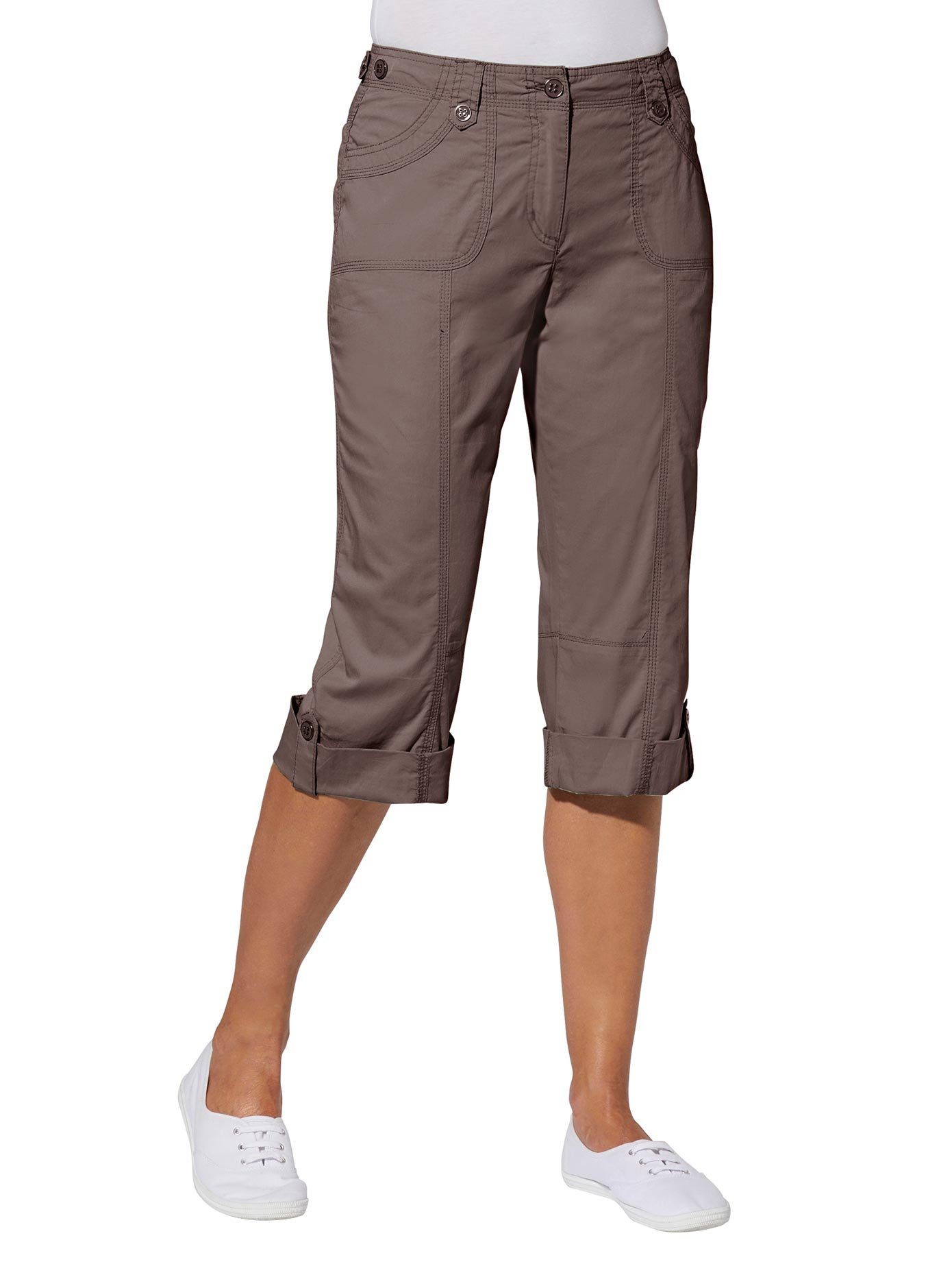 Casual Looks Capribroek dames capri broeken maat 44 bruin