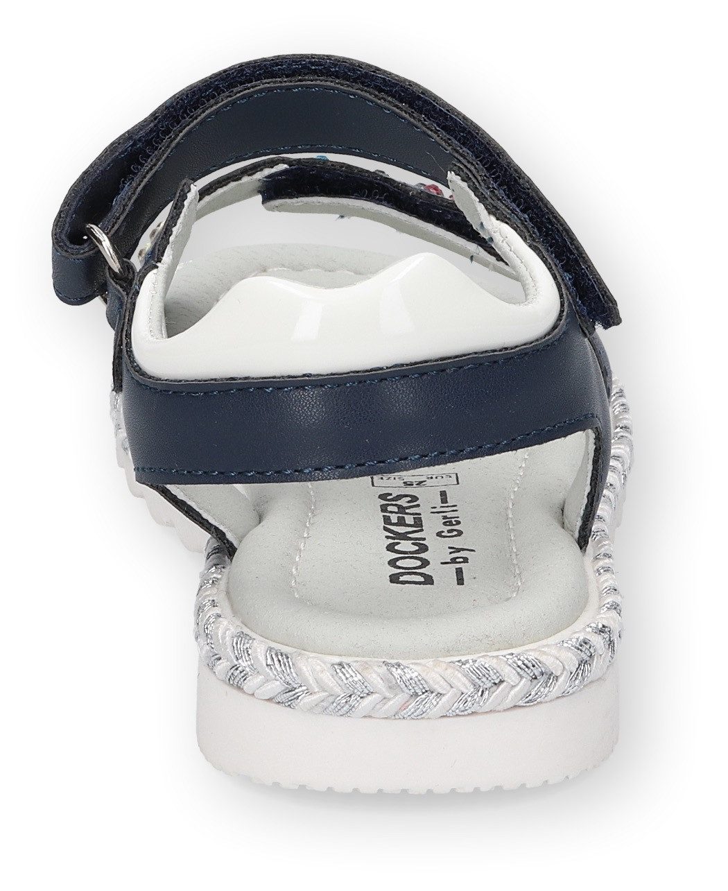 Dockers by Gerli Sandalen , sleehaksandaal, klittenbandschoen met hartapplicatie