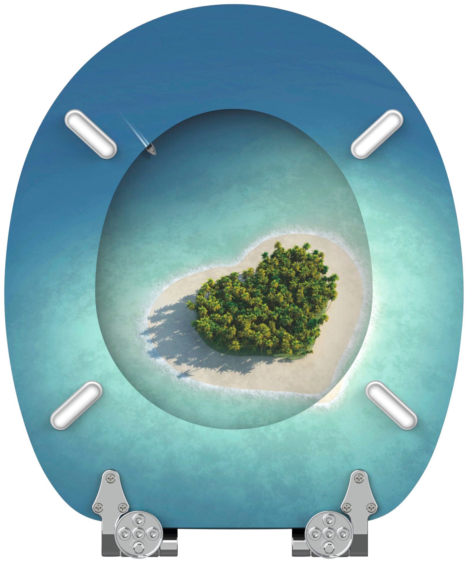 Sanilo Toiletzitting Dream Island met soft-closemechanisme