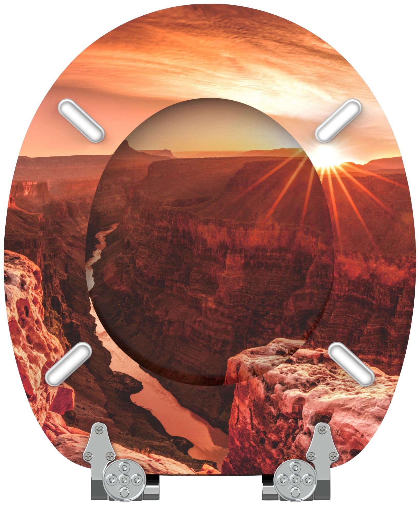 Sanilo Toiletzitting Grand Canyon met soft-closemechanisme