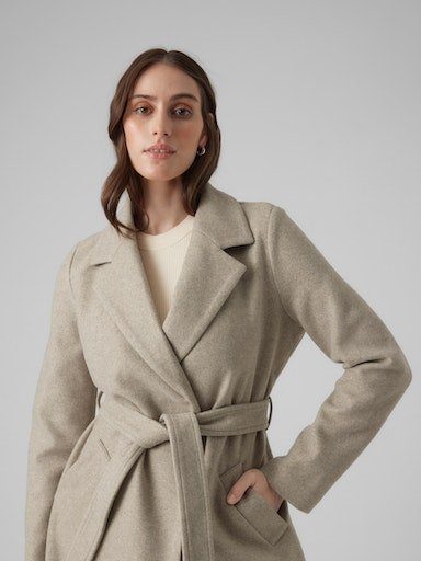 Vero Moda Lange jas VMFORTUNEAYA SS23 LONG COAT NOOS