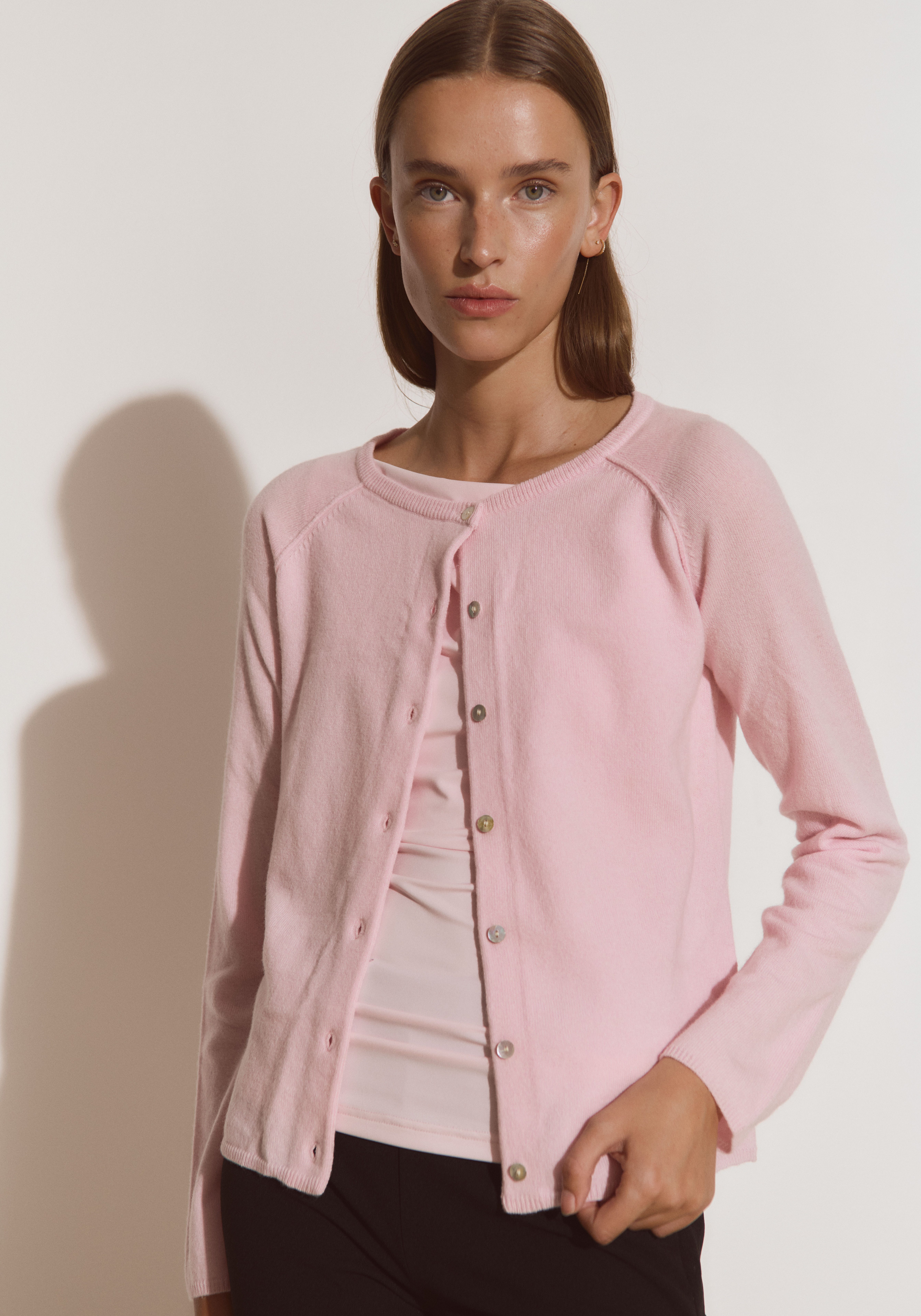 rosemunde Vest LAICA met wol en kasjmier