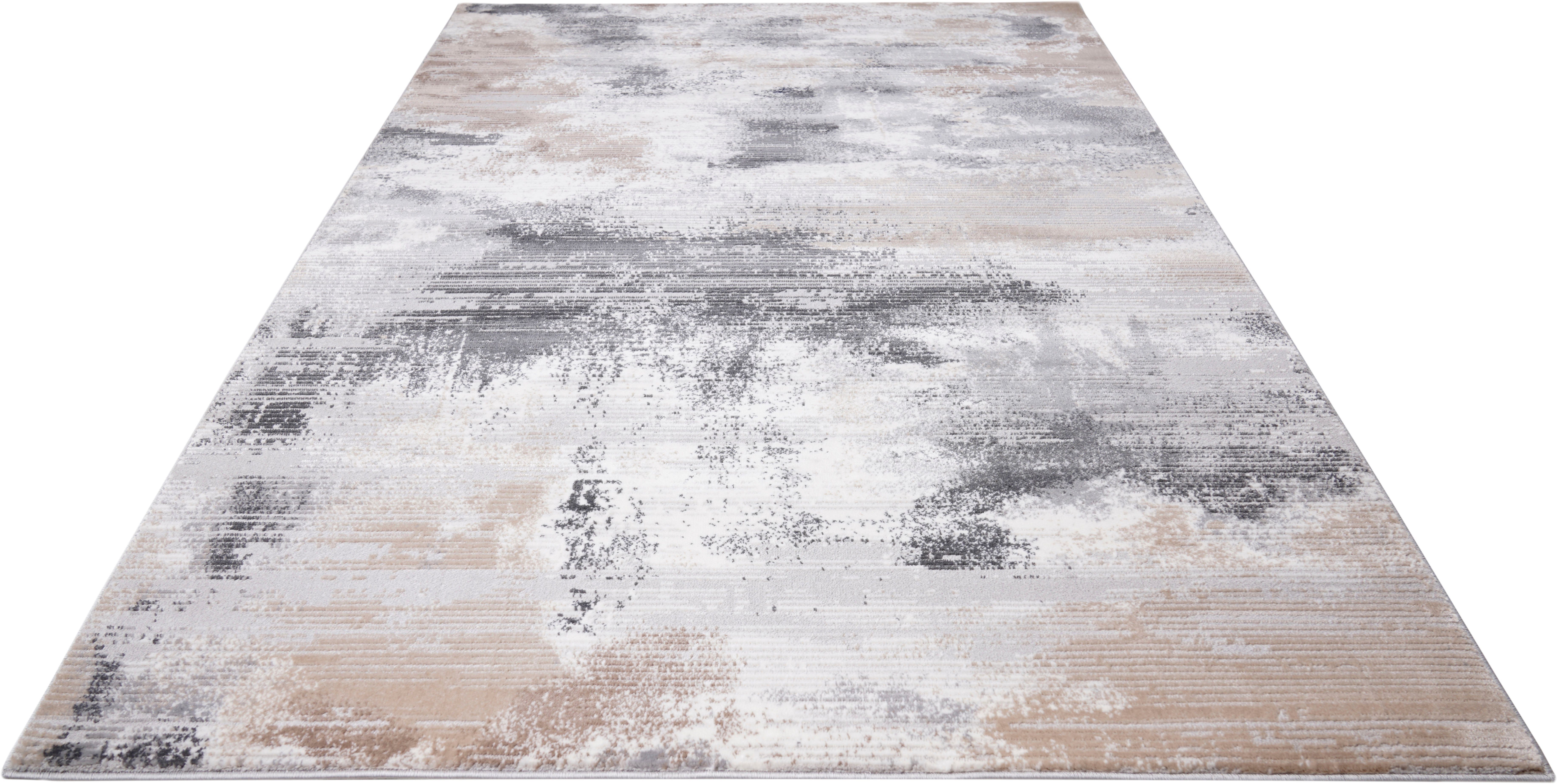my home Vloerkleed Oleas Vintage-look, abstract design, zachte touch, gemakkelijk in onderhoud