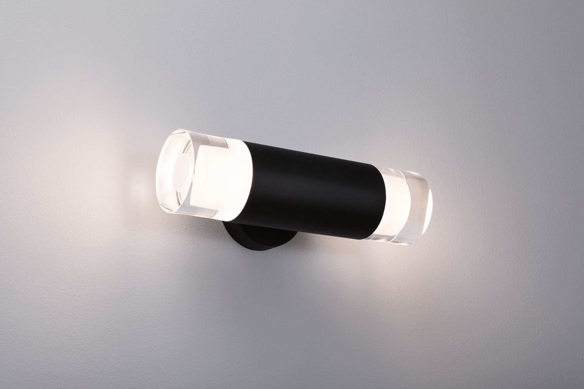 Paulmann Wandlamp Selection badkamer wand-/plafondlamp Kame IP44 signal zwart 2 stuks (1 stuk)