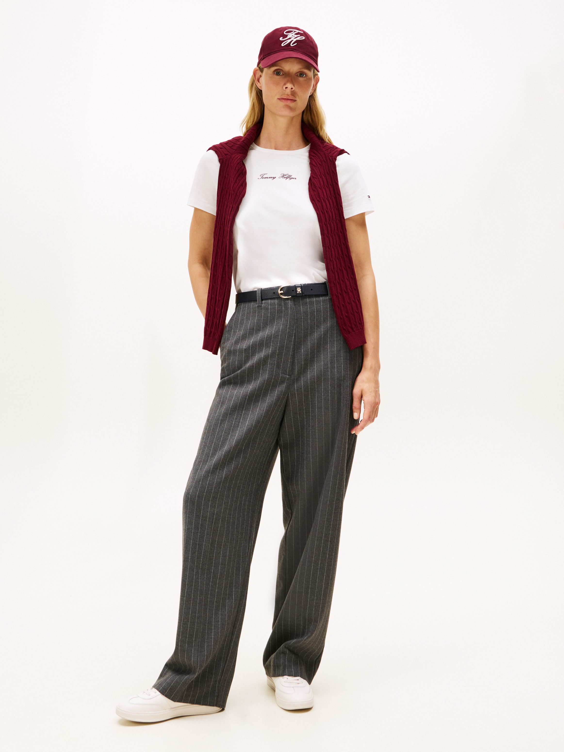 Tommy Hilfiger Shirt met korte mouwen CLASSIC SCRIPT REG SS TEE