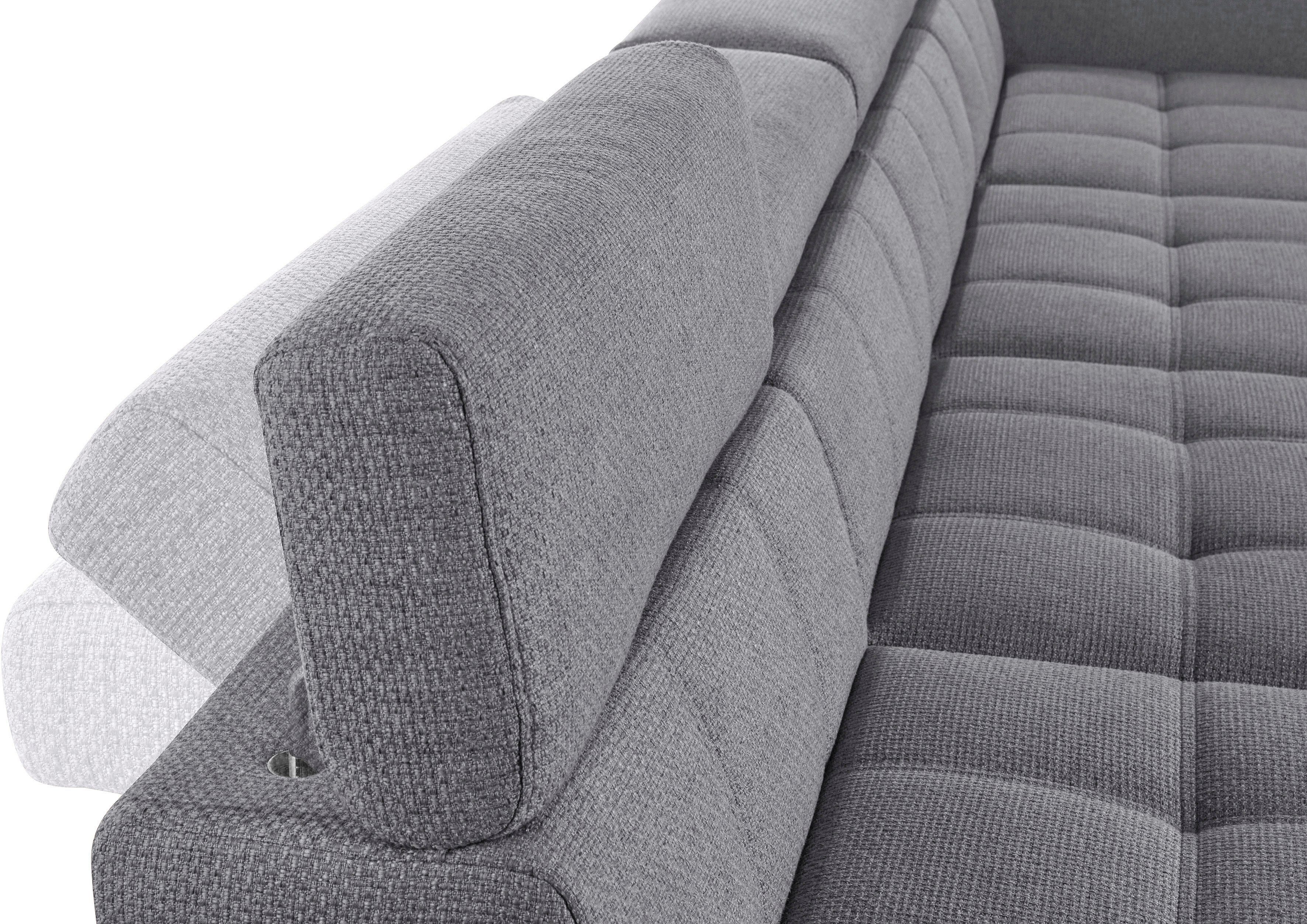 DOMO collection Zithoek Cunelli mooie zitnaden als designelement, stevige zitcomfort, U-vorm