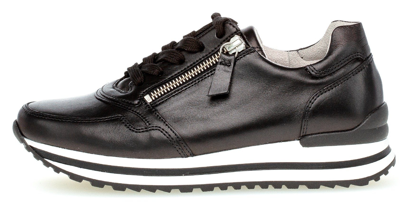 Gabor Sneakers met sleehak Turijn met gepolsterde schacht, comfortbreedte h