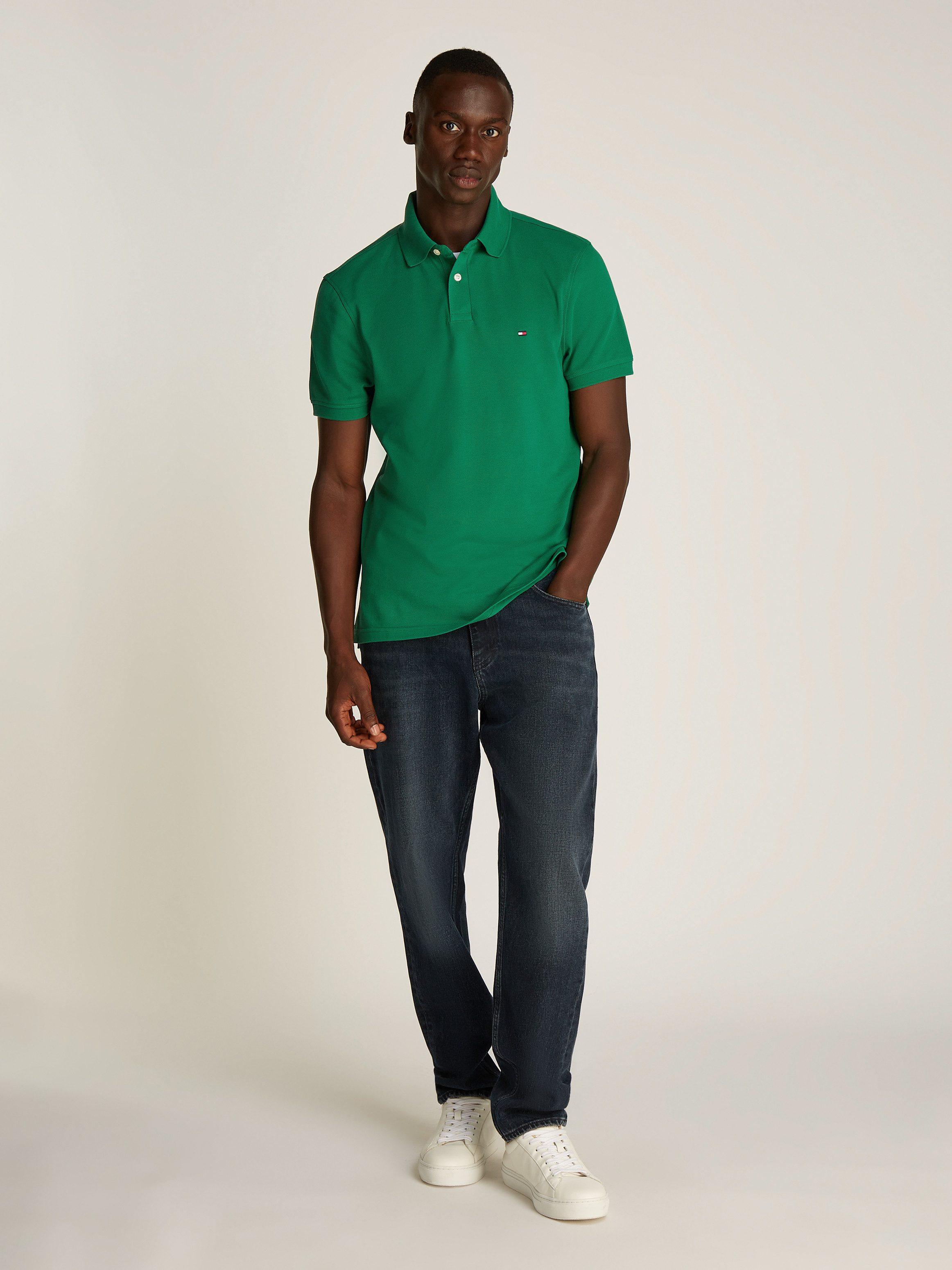 Tommy Hilfiger Poloshirt 1985 REGULAR POLO met contraststrepen in de kraag