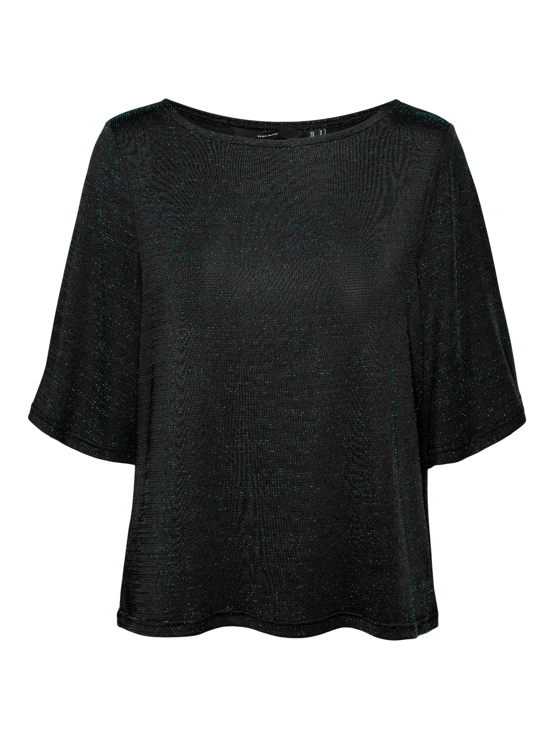 Vero Moda Shirt met ronde hals VMKANVA 2 4 GLITTER TOP JRS