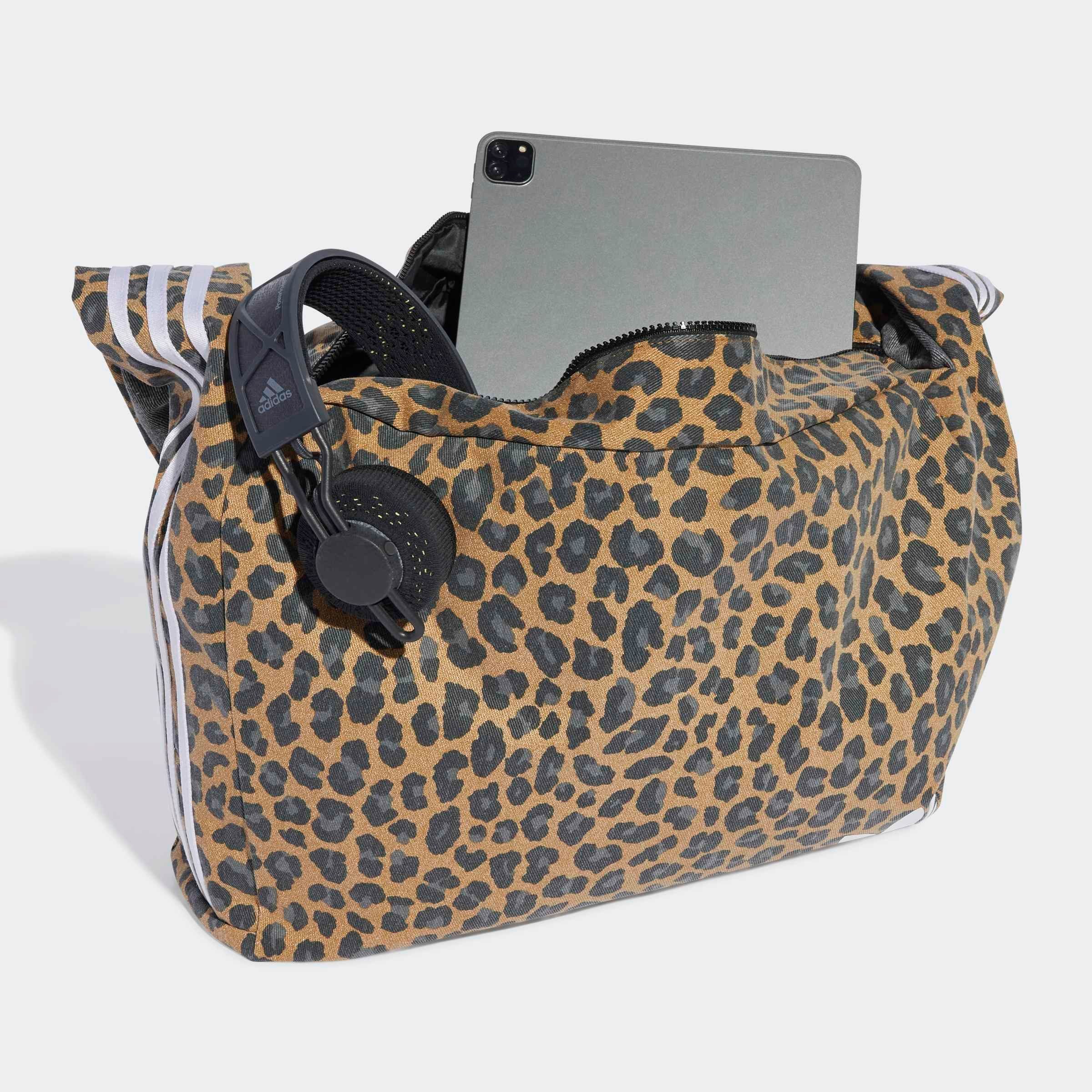 adidas Originals Sporttas LEO L BAG Luipaardprint shopper, ritssluiting