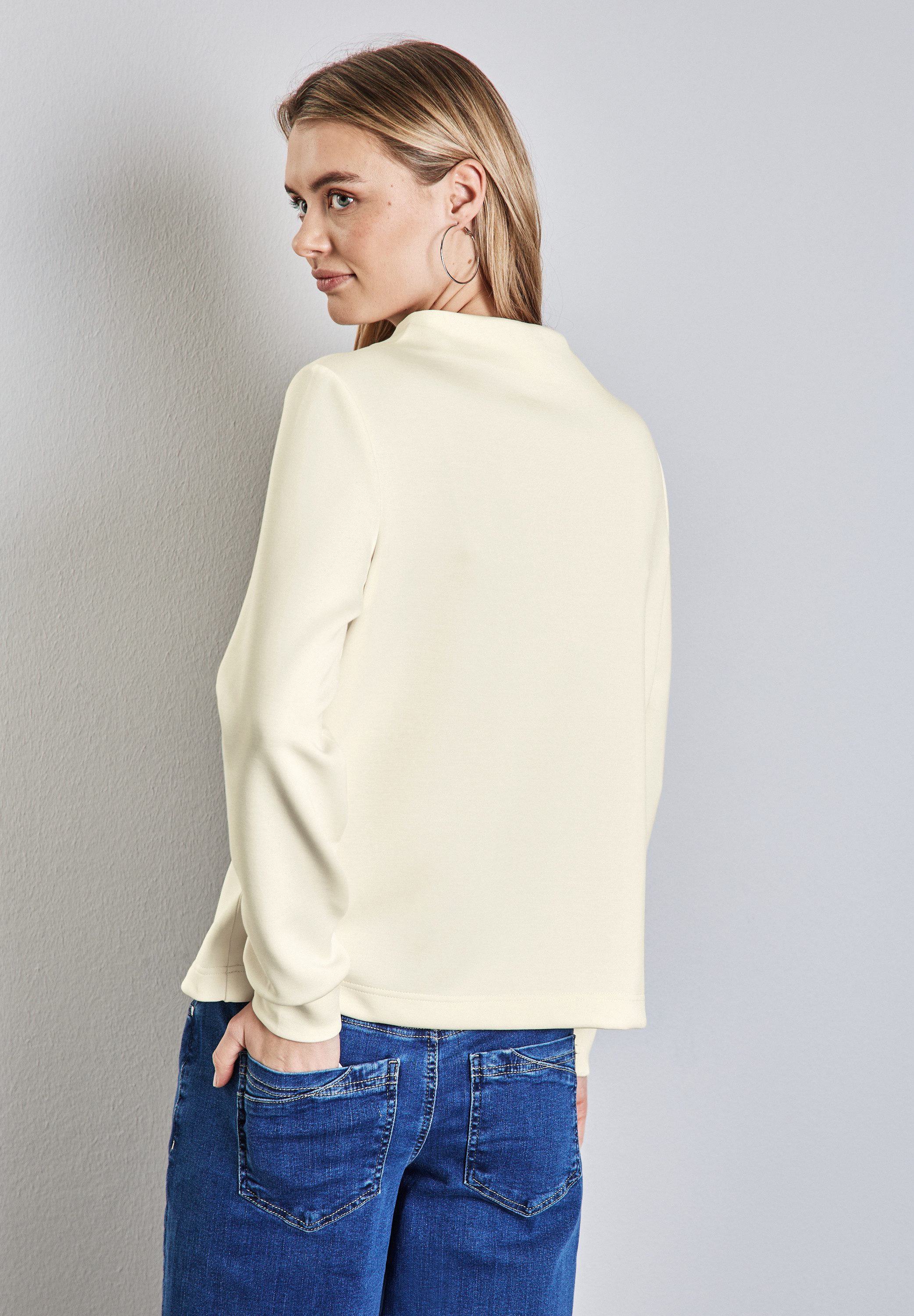 STREET ONE Sweatshirt met col