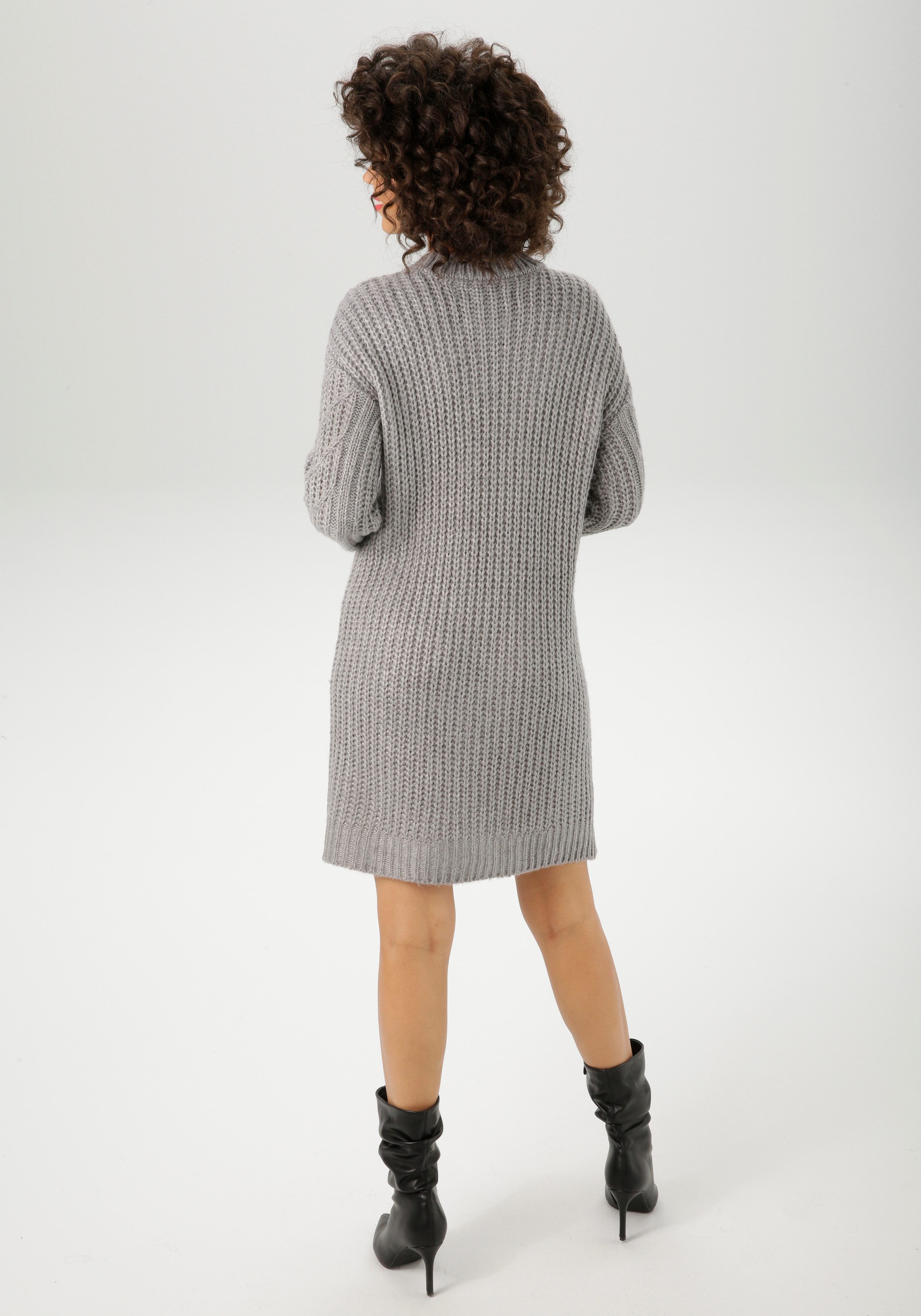 Aniston CASUAL Gebreide jurk trendy motievenmix - nieuwe collectie