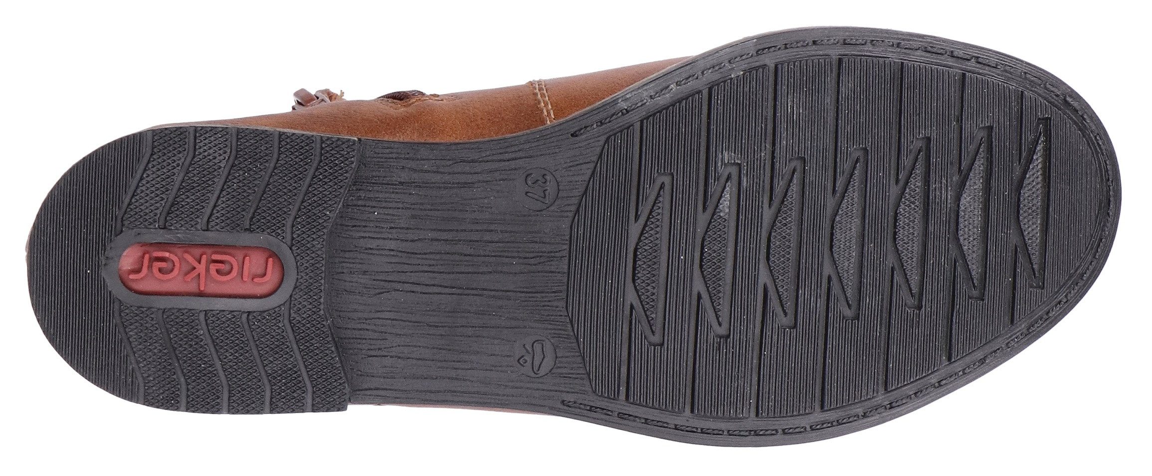 Rieker Chelsea-boots , instappers, enkellaars, blokhak, met verwarmende textielvoering