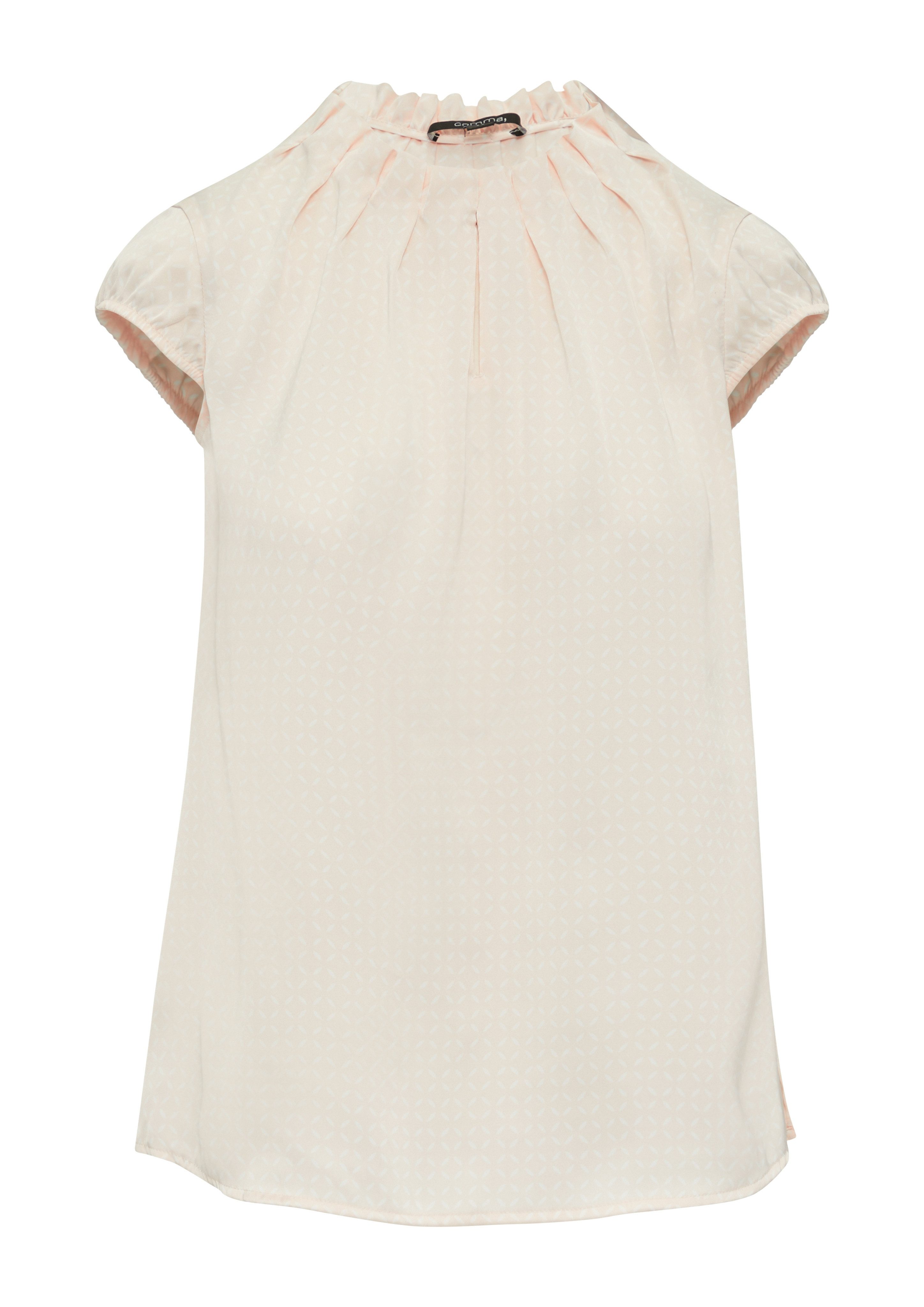 Comma Satijnen blouse met print all-over