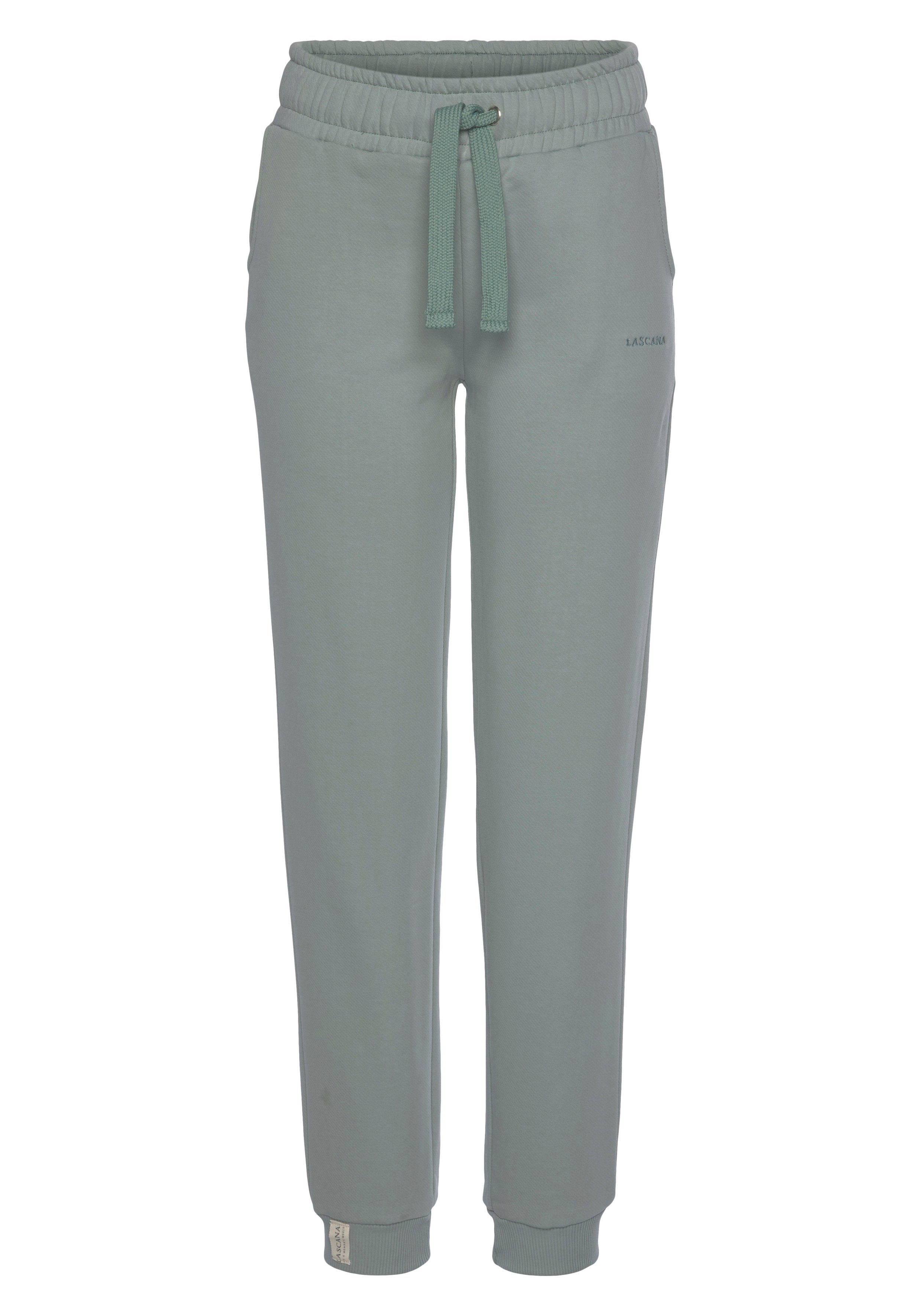 Lascana Sweatbroek Relaxbroek van biologische katoen, loungewear
