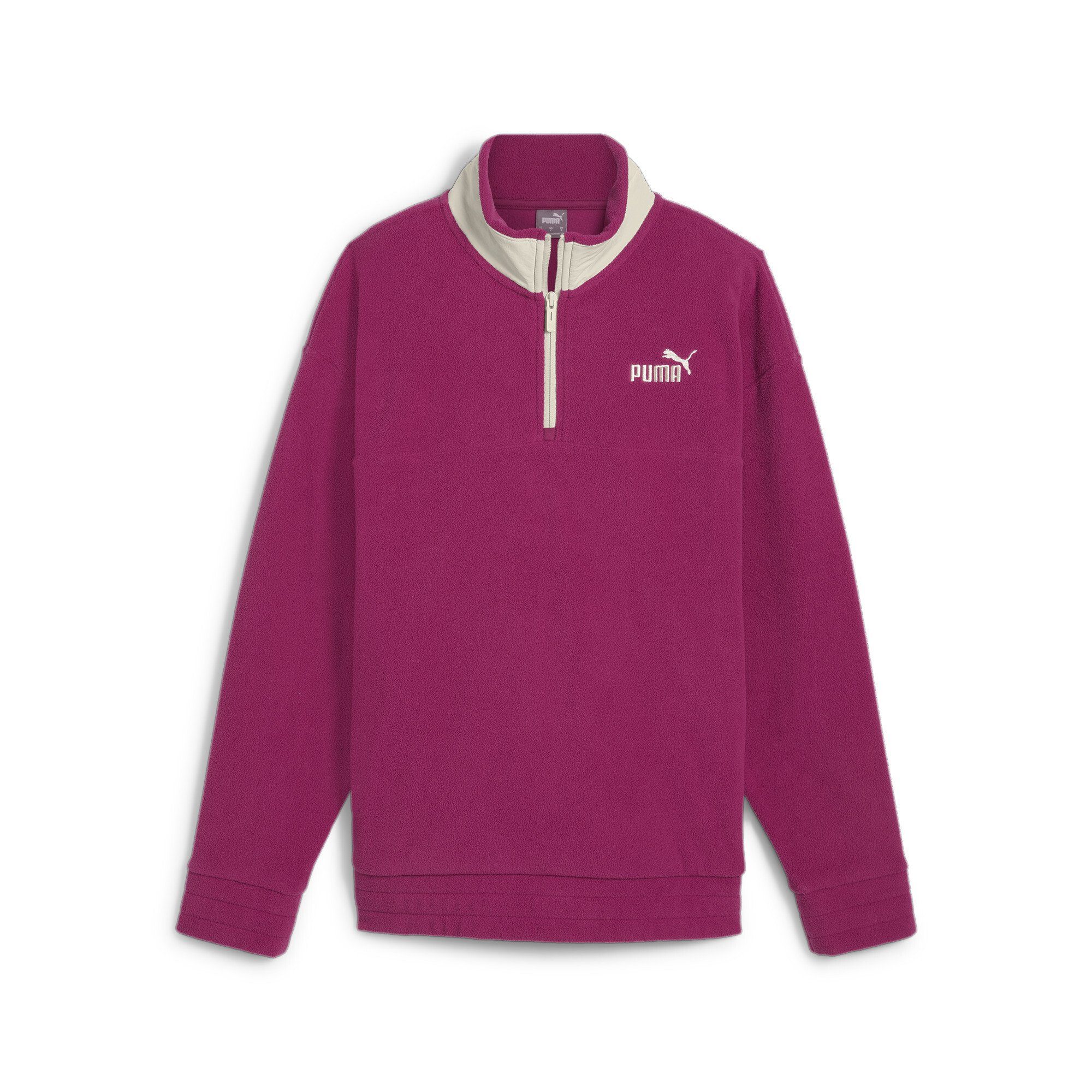 PUMA Shirt met lange mouwen ESS ELEVATED WINTERIZED HALF-ZIP MOCK NECK