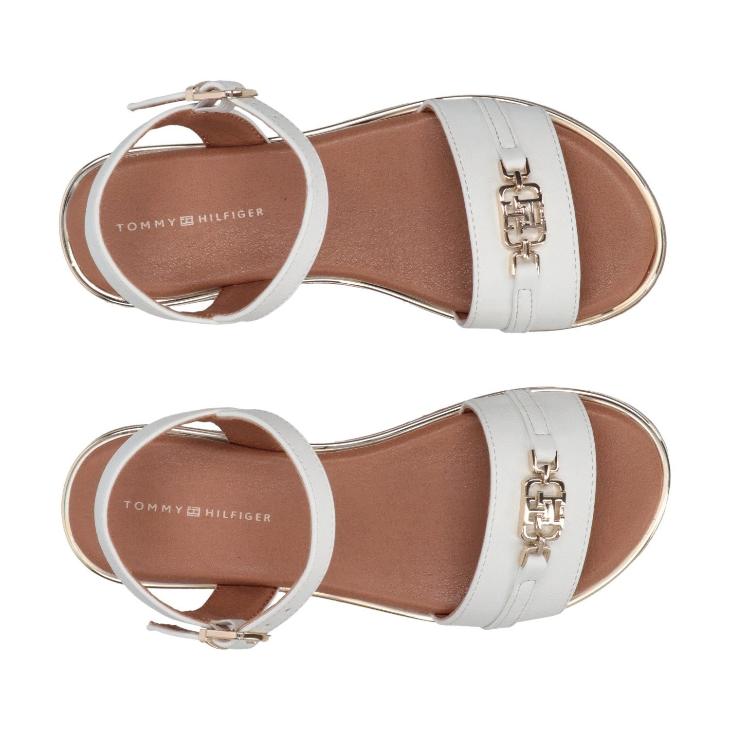 Tommy Hilfiger Sandalen , glitter-sandaal, sandaal met sierelement