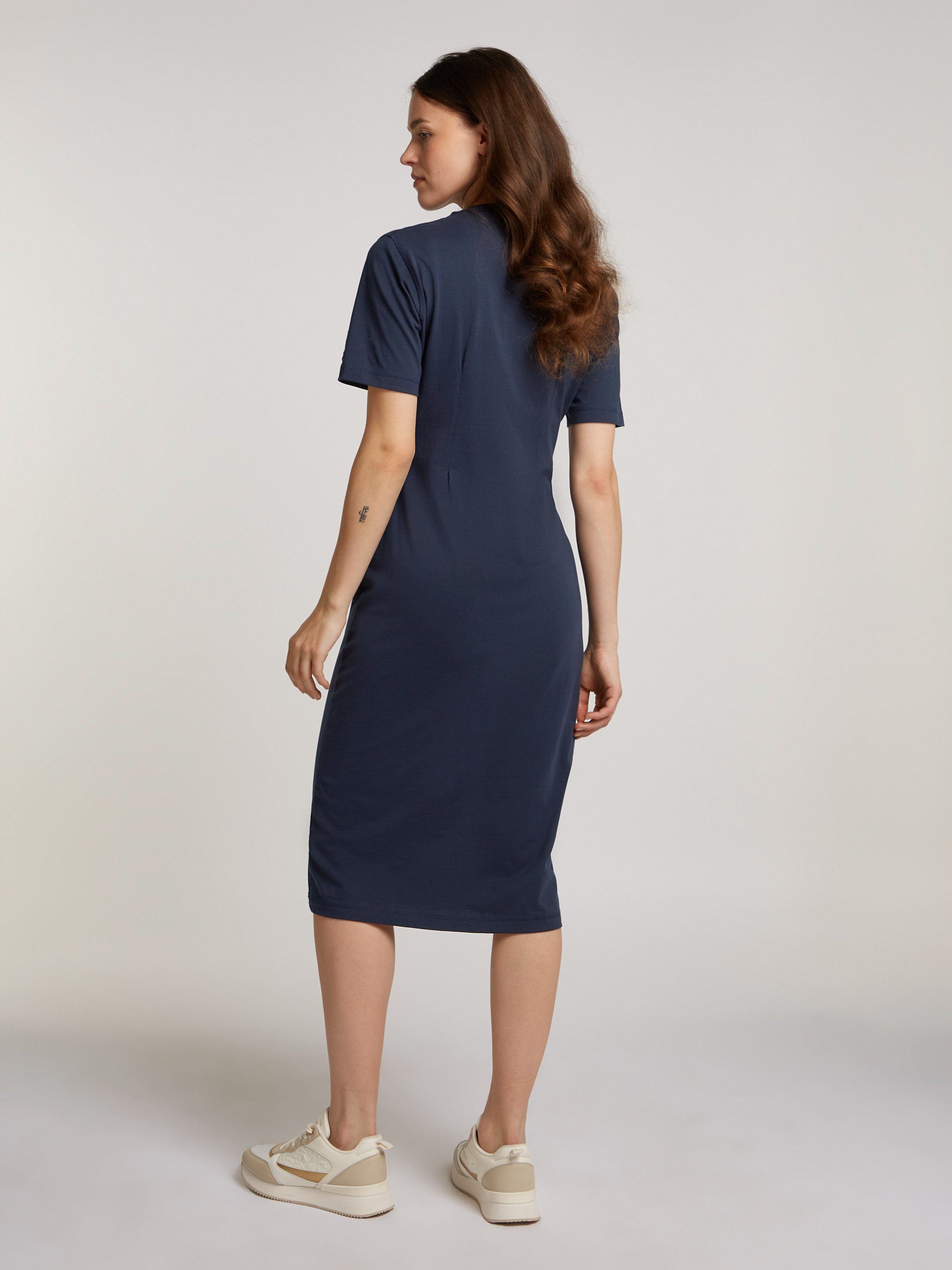 Tommy Hilfiger Shirtjurk REG SCRIPT TEE DRESS SS