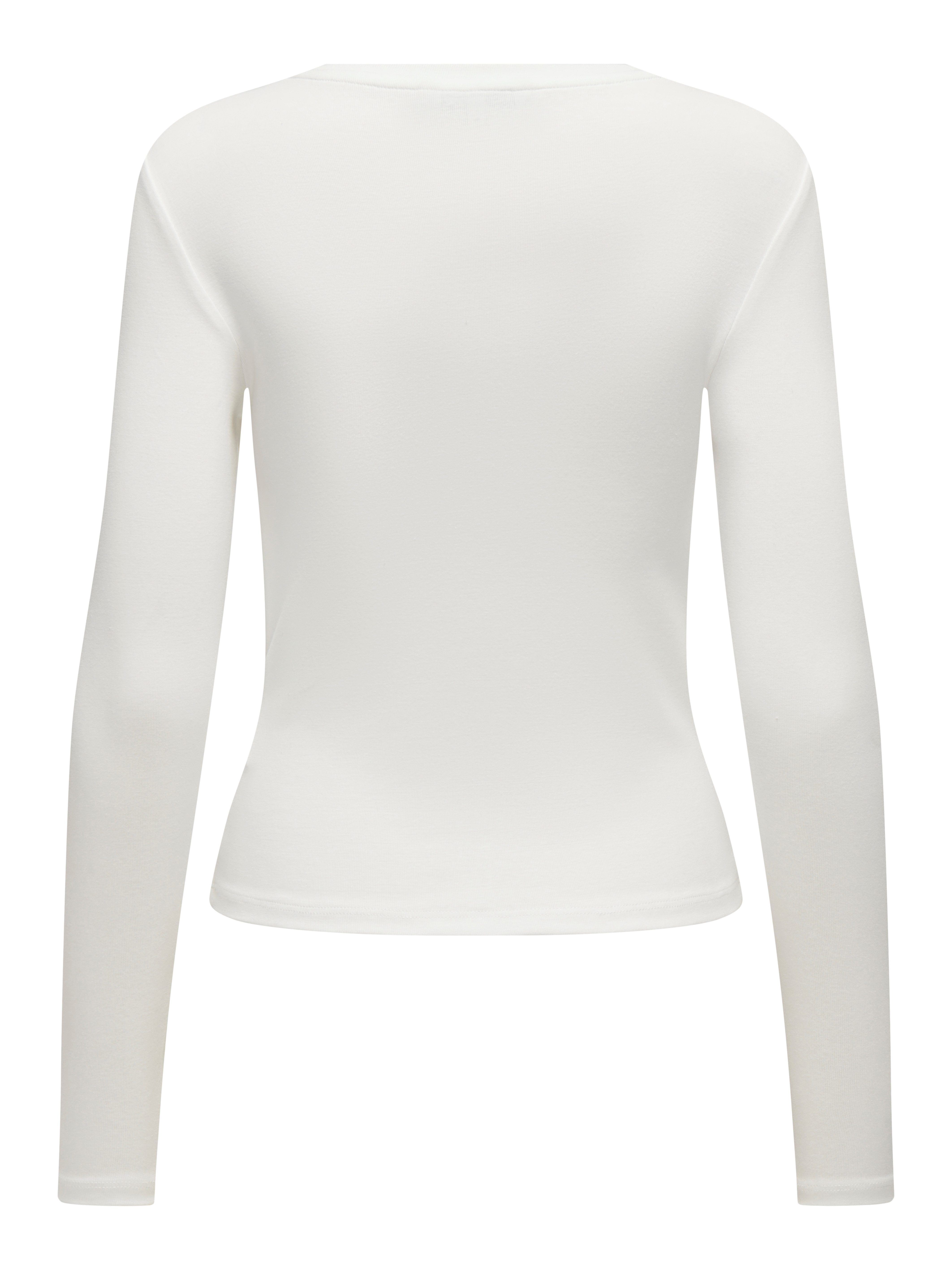Only Shirt met lange mouwen ONLRILEY O-NECK L/S TOP JRS