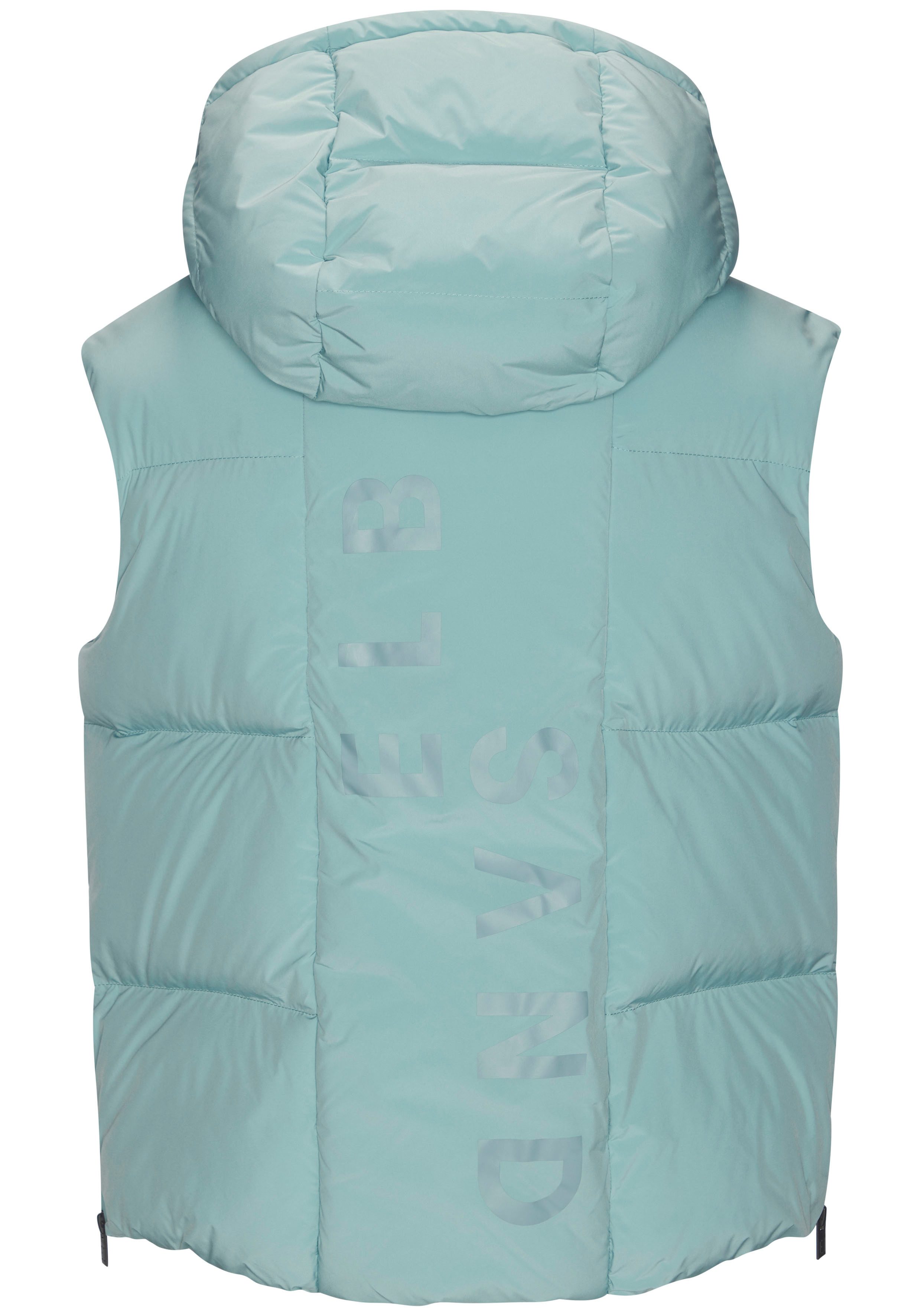 Elbsand Bodywarmer met grote logoprint op de rug