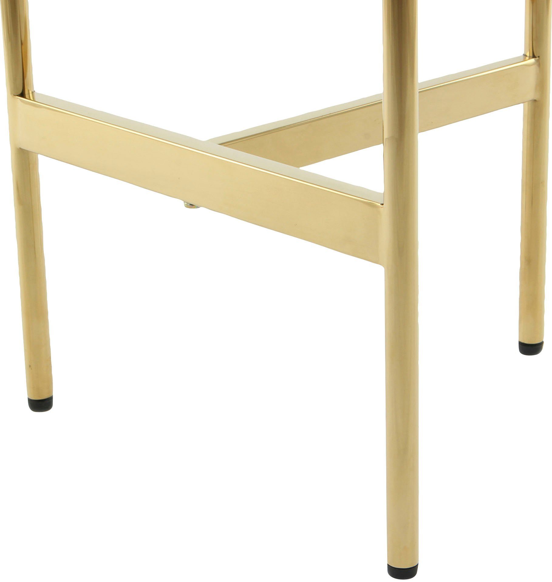 Kayoom Bijzettafel Pema, minimalistisch ontwerp, past bij elke interieurstijl minimalistisch ontwerp van het onderstel van edelstaal, ronde legplank (1 stuk)