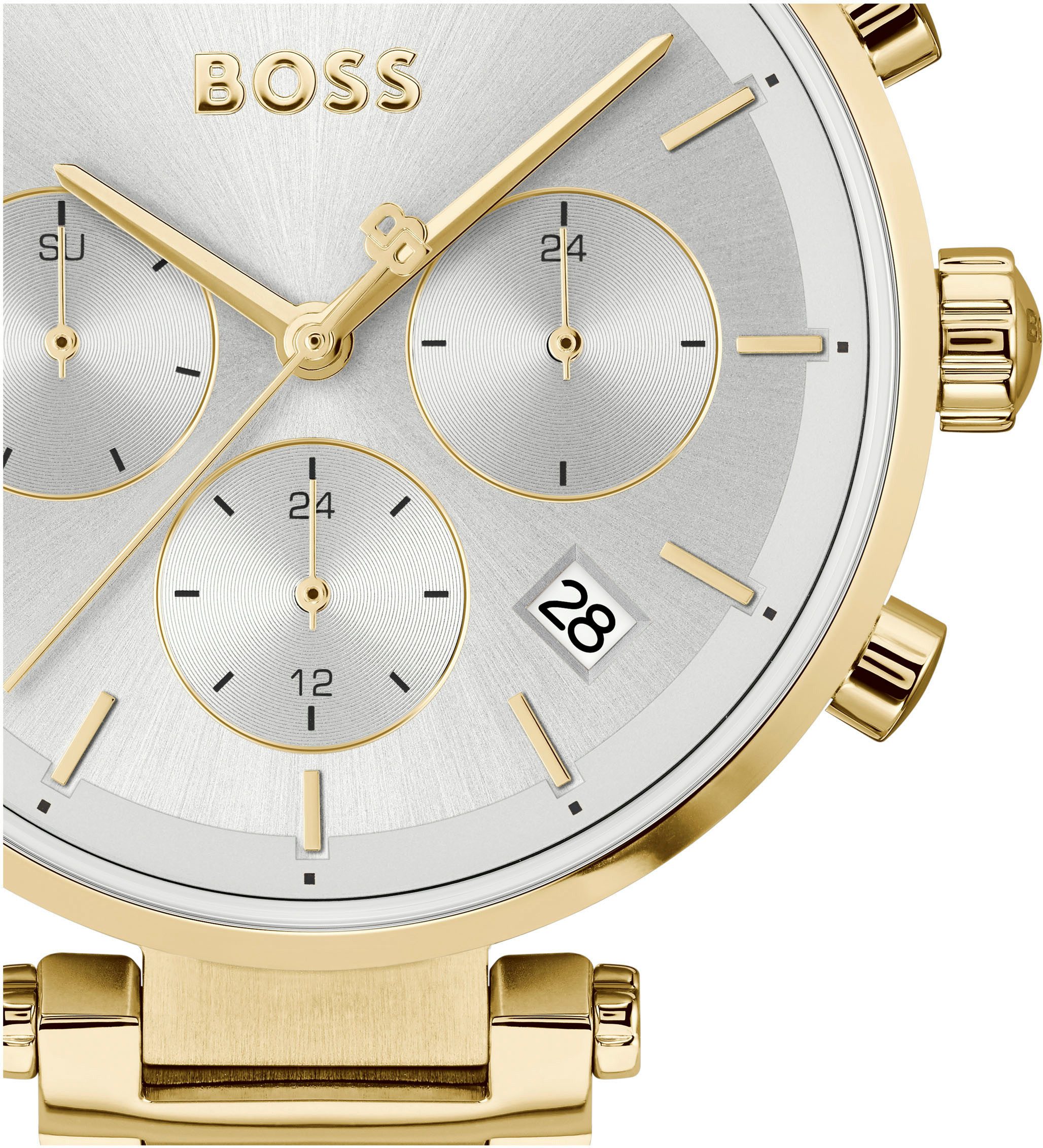 Boss Multifunctioneel horloge MAJESTY SPORT Quarzuhr, horloge, dameshorloge, leren band, analoog