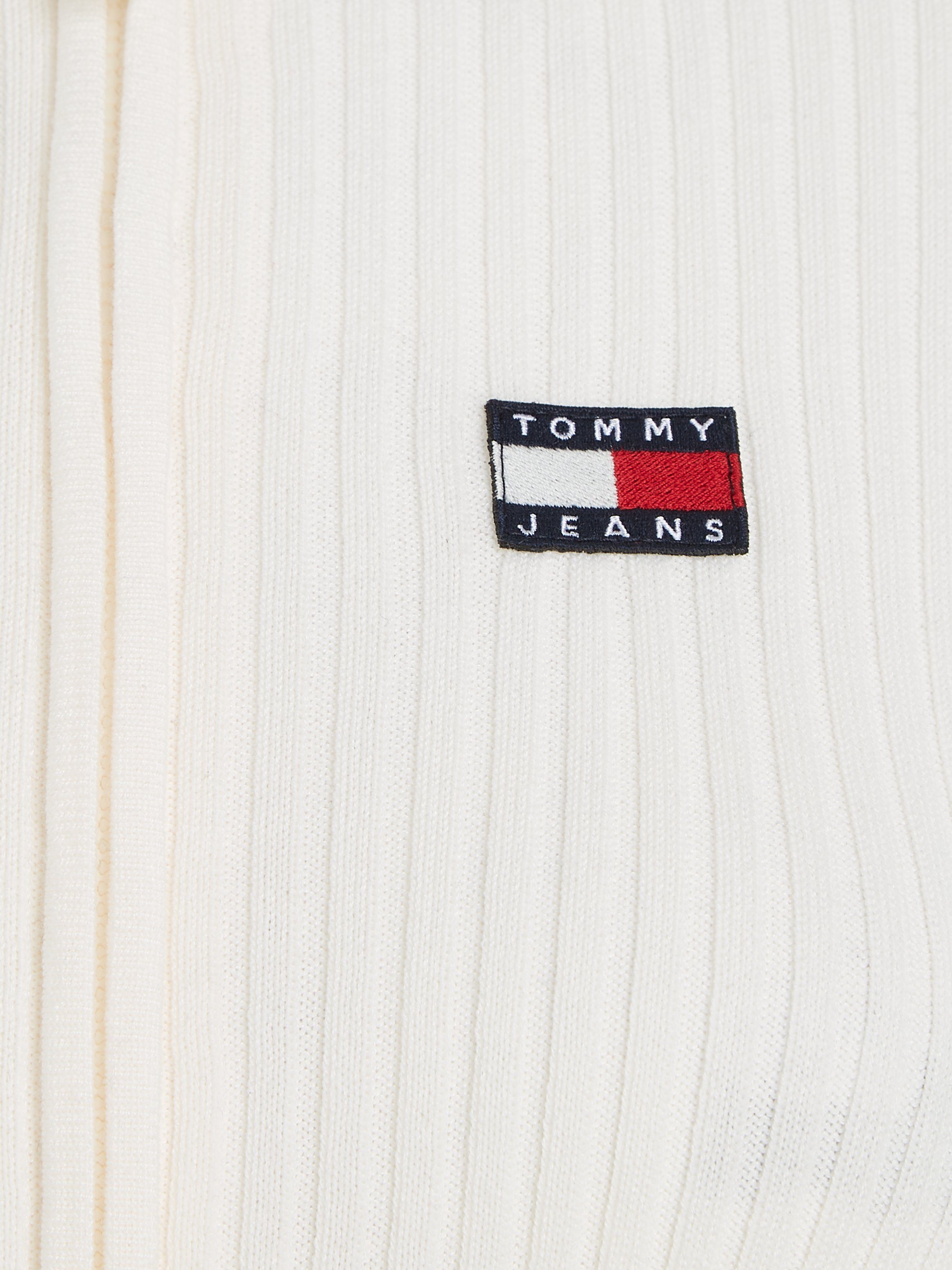 TOMMY JEANS Vest TJW ZIP THRU BADGE CARDIGAN