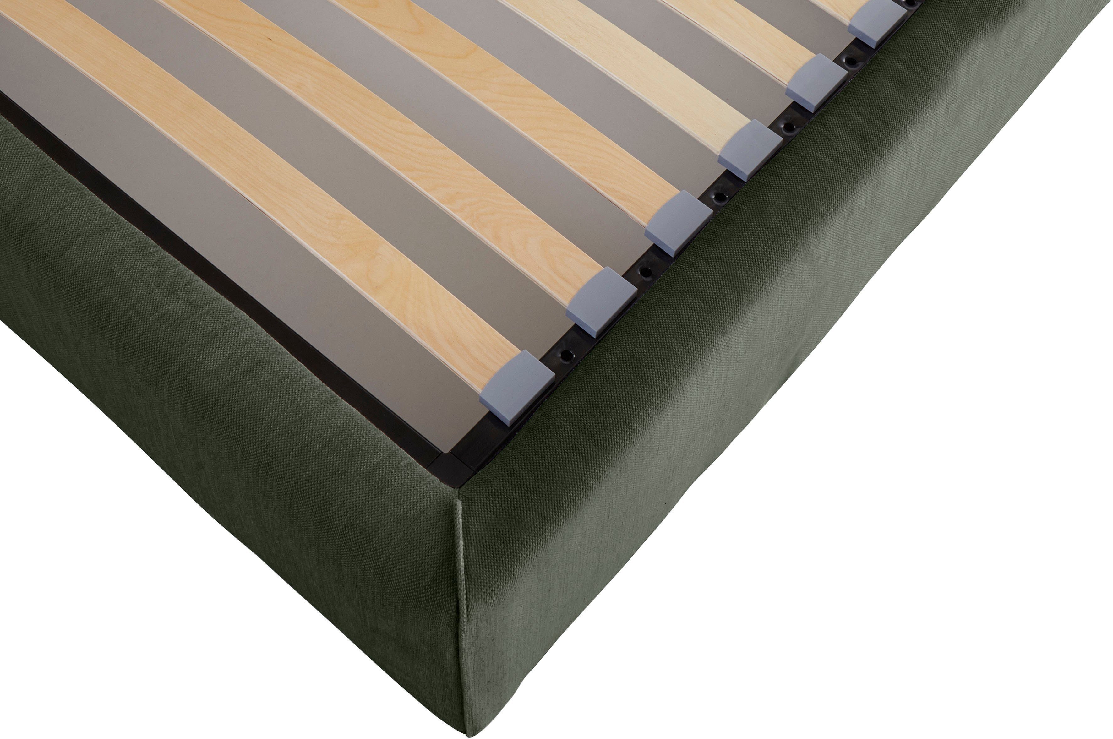INOSIGN Gestoffeerd bed Venora met bedkist & lattenbodem, in 3 breedten
