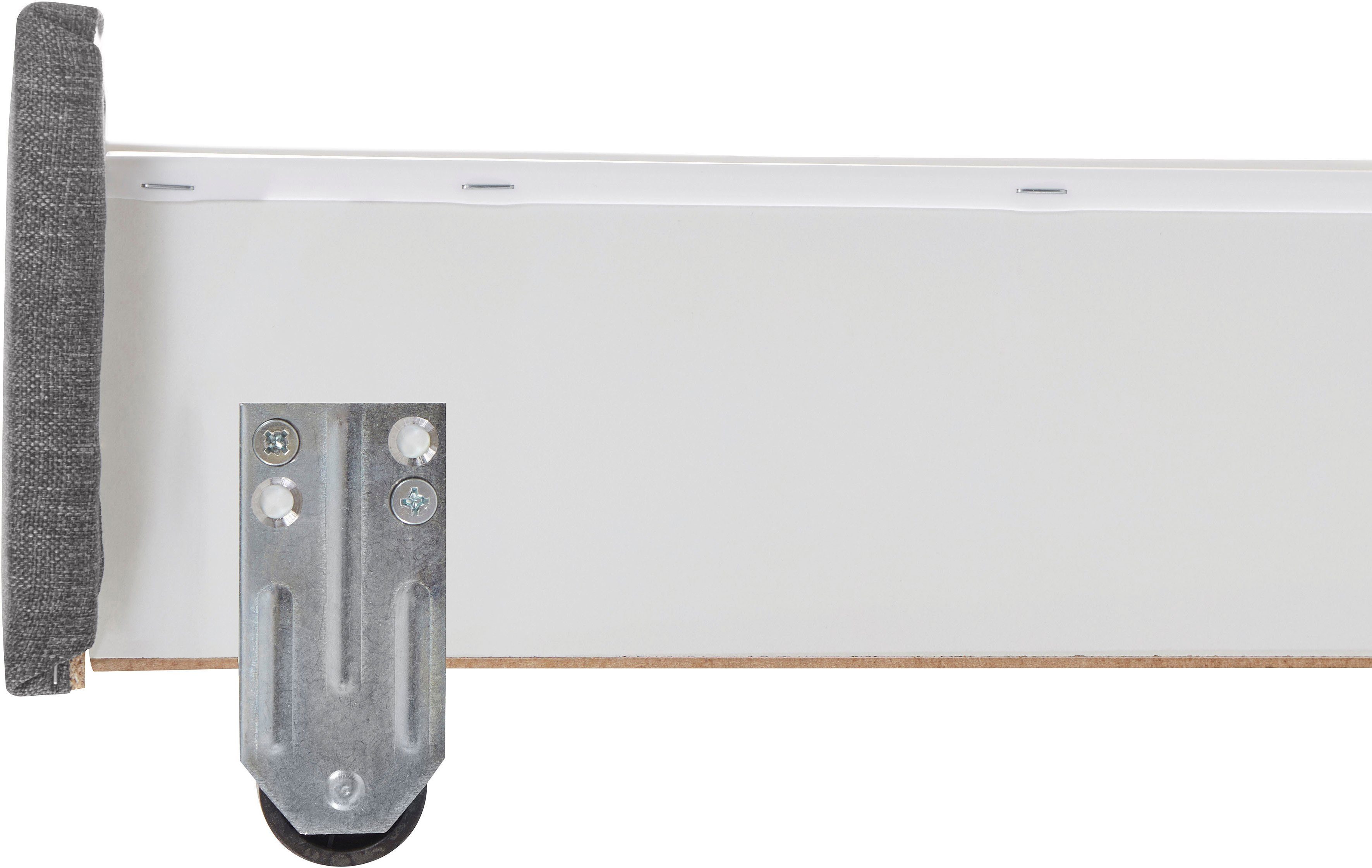 INOSIGN Boxspring Luan Laden, ledverlichting en topmatras, in breedte 120 cm en 180 cm