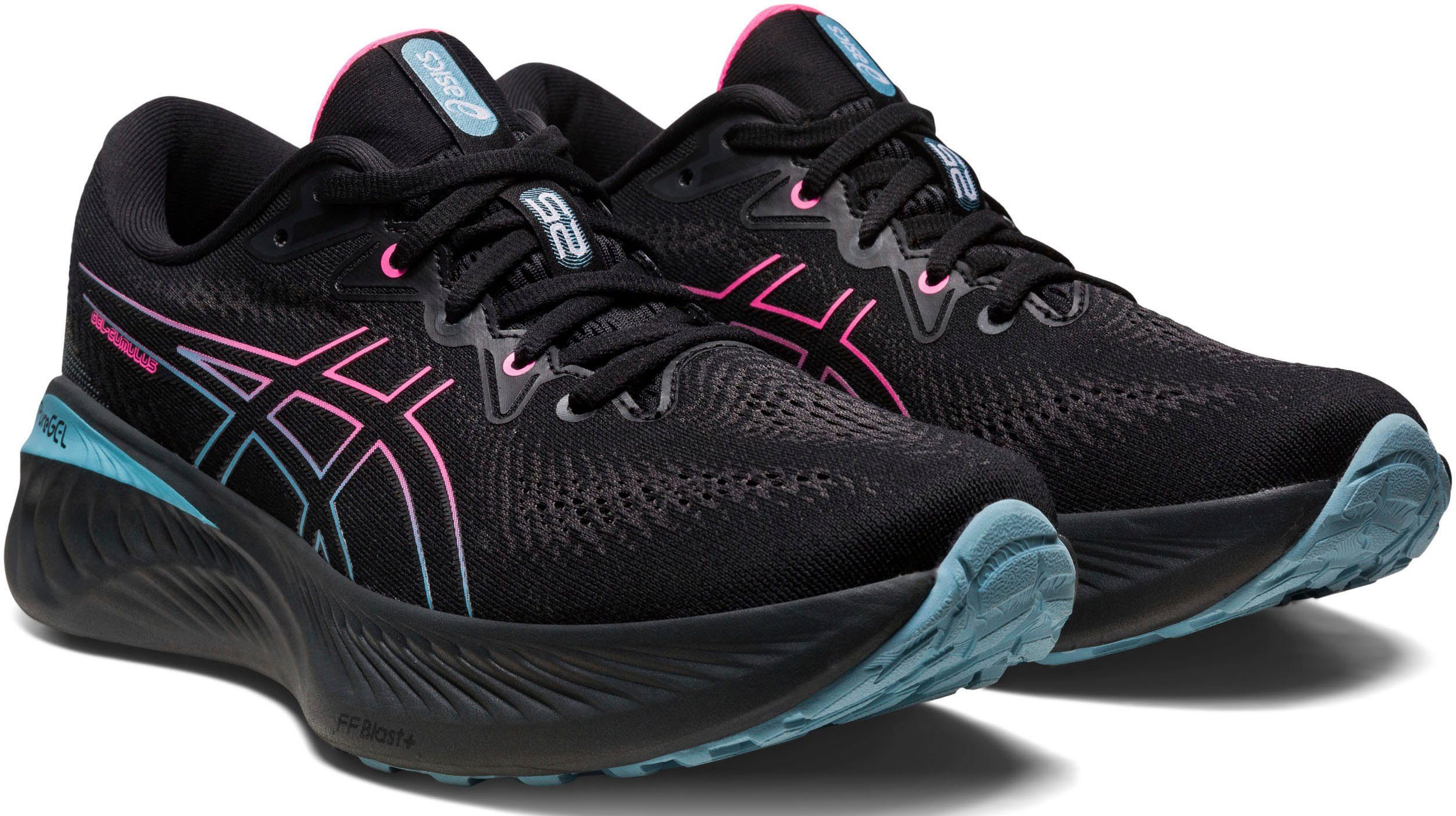 Asics Women's GEL-CUMULUS 25 GTX Running Shoes Black-Hot Pink