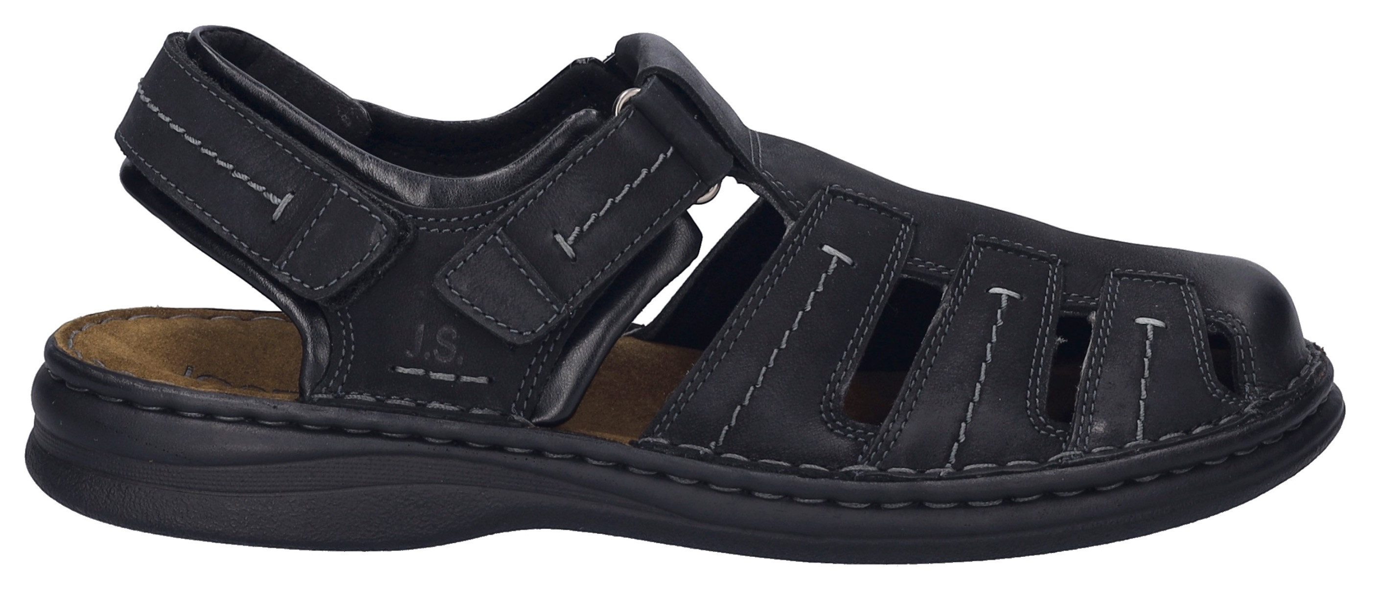 Josef Seibel Sandalen Max 92 , bakkersandalen, comfort-schoen, klittenbandschoen in brede vorm