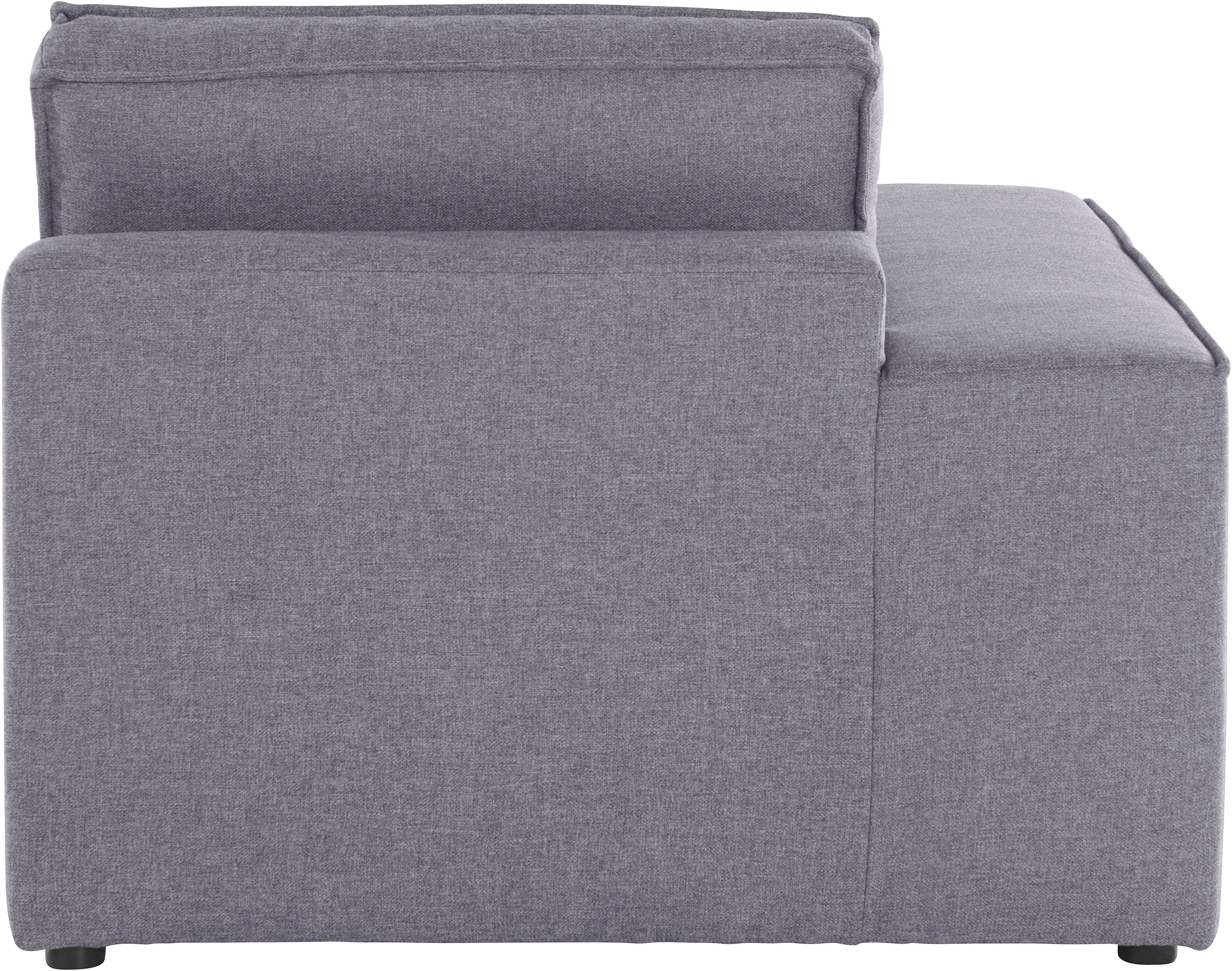 RAUM.ID Sofaelement Florid als deel van een modulaire bank, stevig zitcomfort, ook in cord