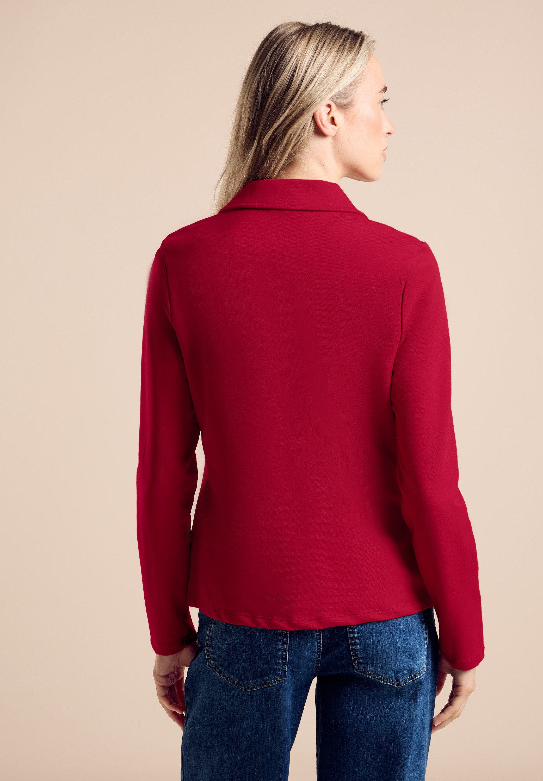 STREET ONE Korte blazer in jerseykwaliteit