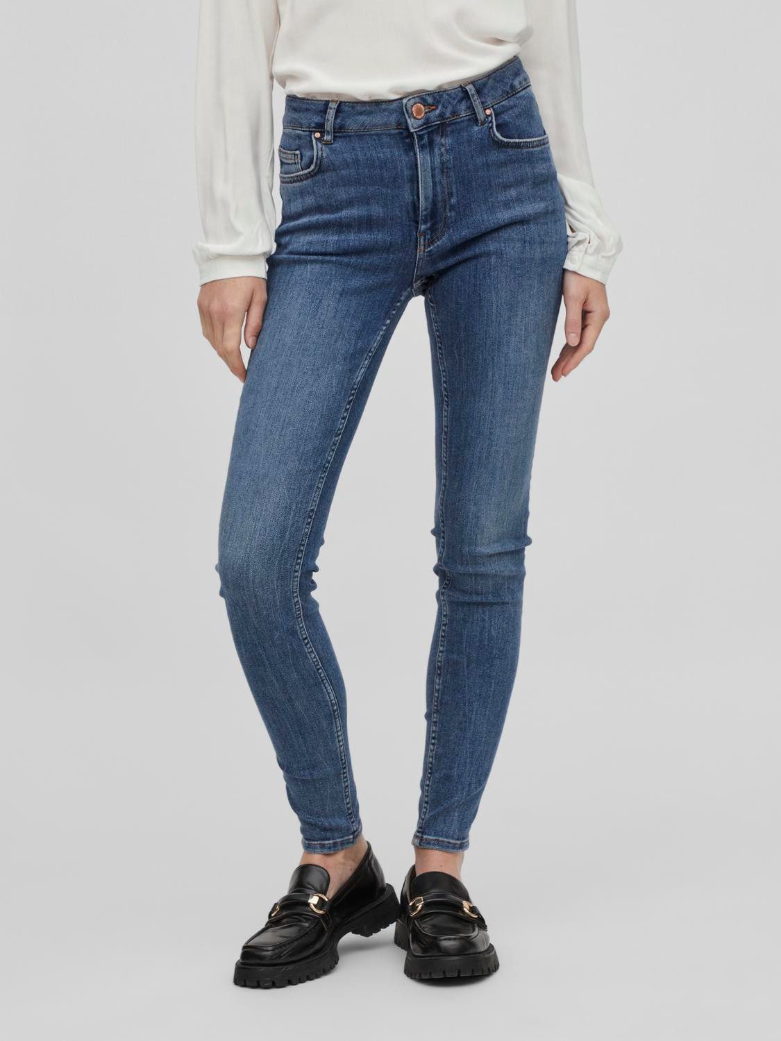 Vila Skinny fit jeans VISARAH WU02 RW SKINNY JEANS - NOOS