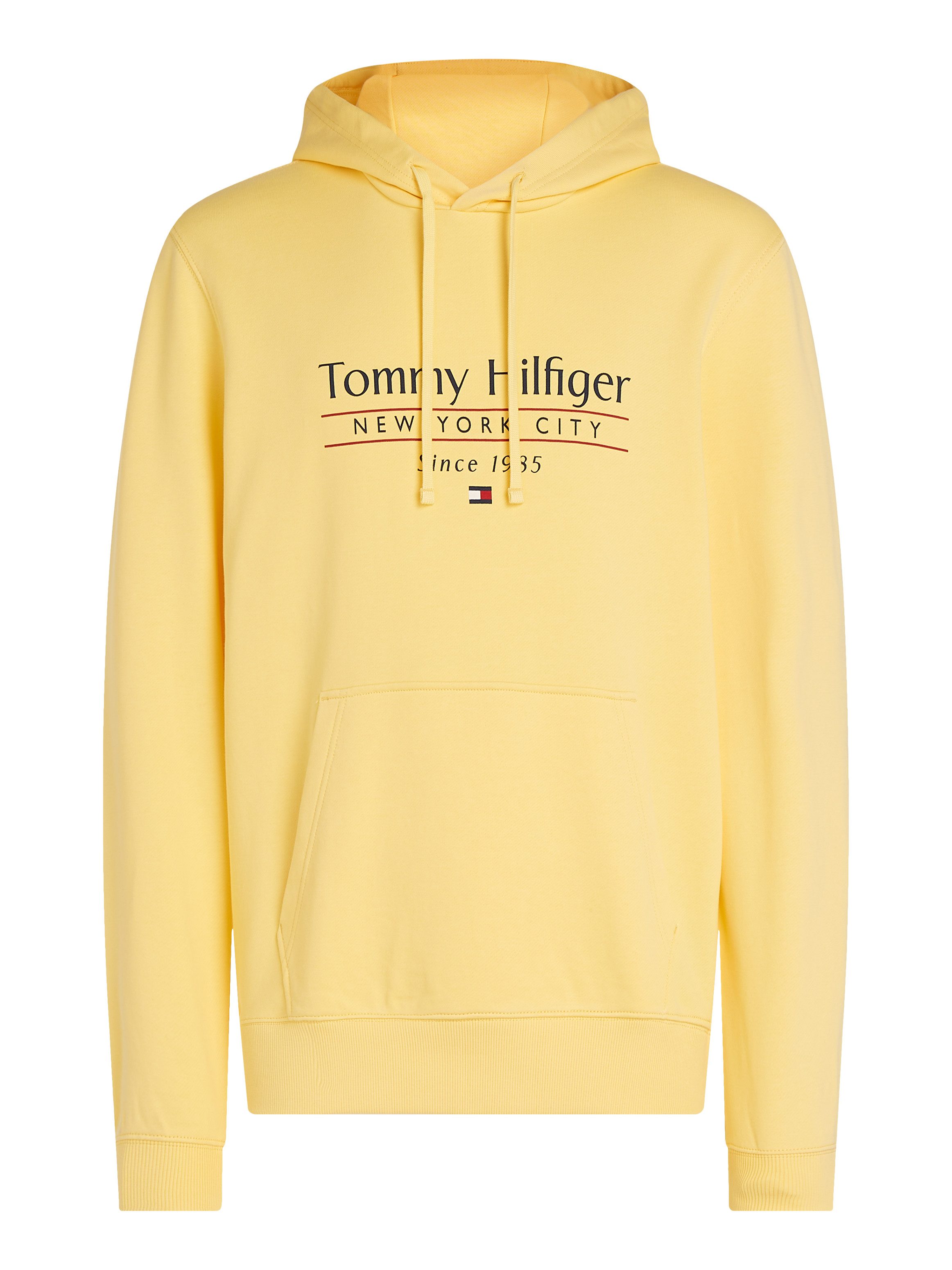 Tommy Hilfiger Hoodie HILFIGER CENTER STACK HOODY met grote meerkleurige print