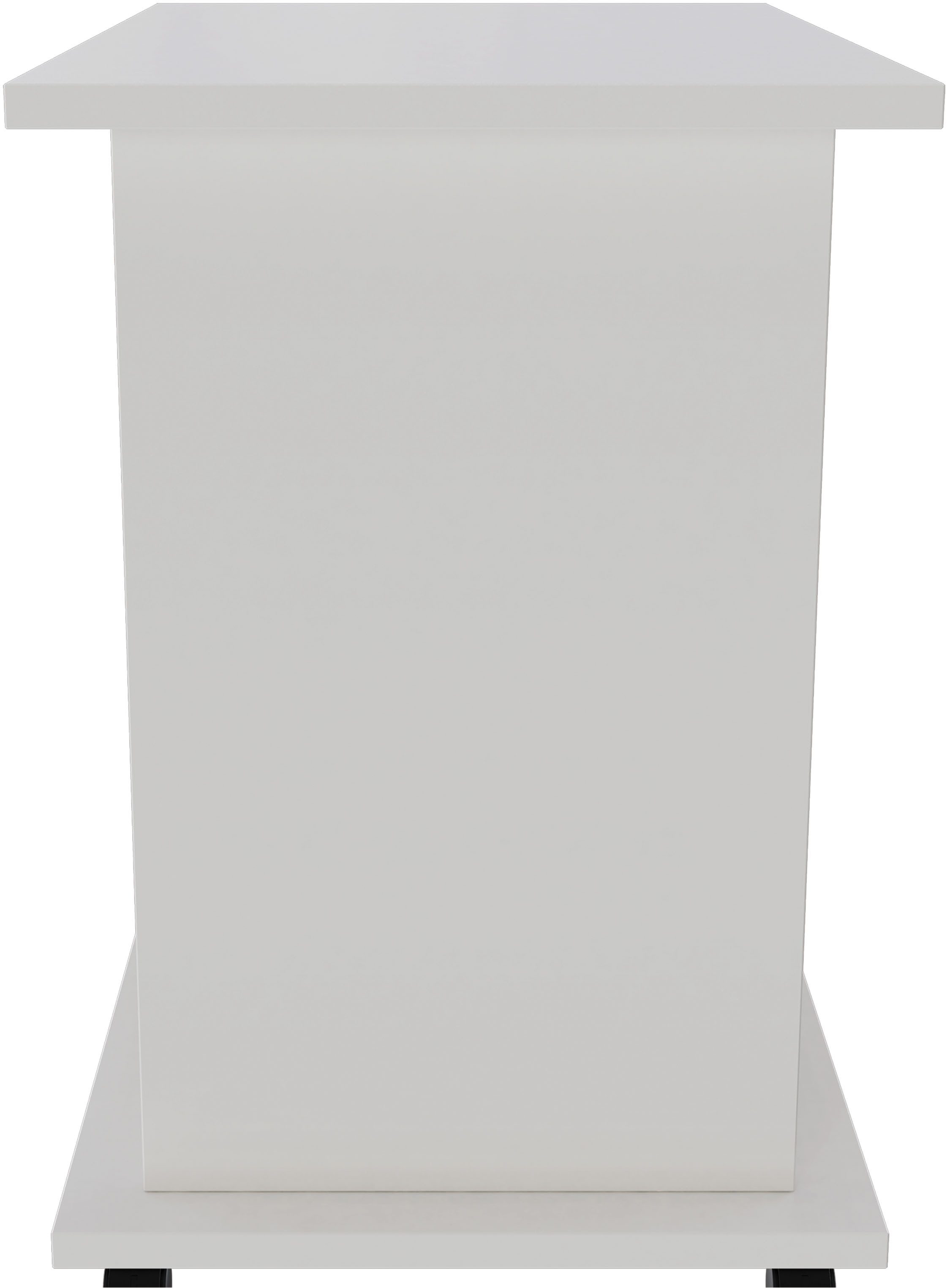 INOSIGN Pc-bureau LOKVE, Laptoptisch, Bureau, rollend, toetsenborduitrek, torenvak, printervak, hoogte 75 cm