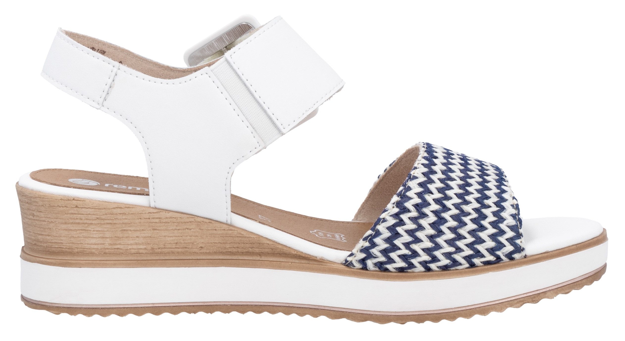Remonte Sandaaltjes ELLE-Collection , zomerschoen, sandaal, comfortschoen met klittenband onder de siergesp