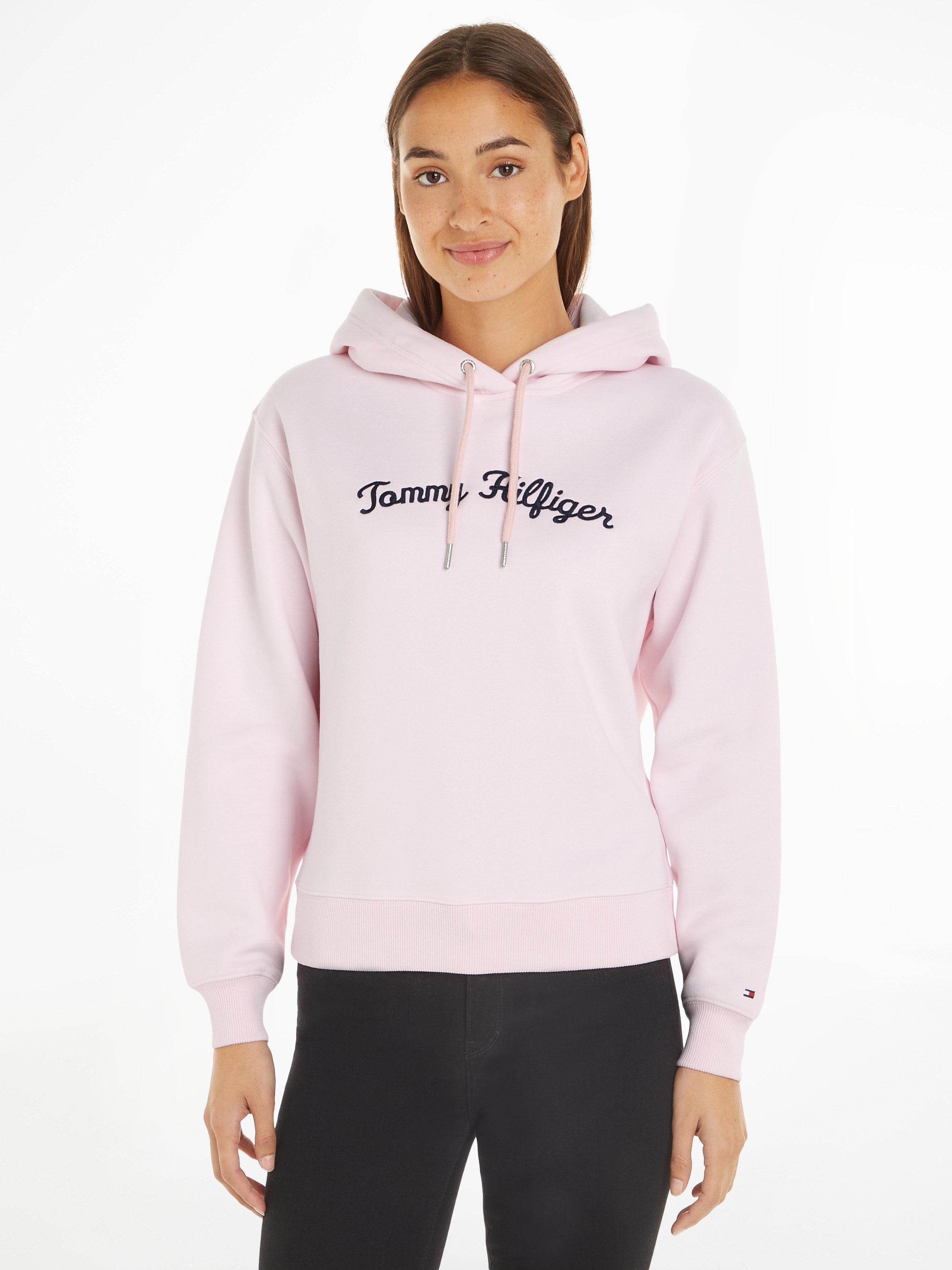 Tommy Hilfiger Hoodie IM REG SCRIPT HILFIGER HOODIE met tommy hilfiger script-logo-opschrift