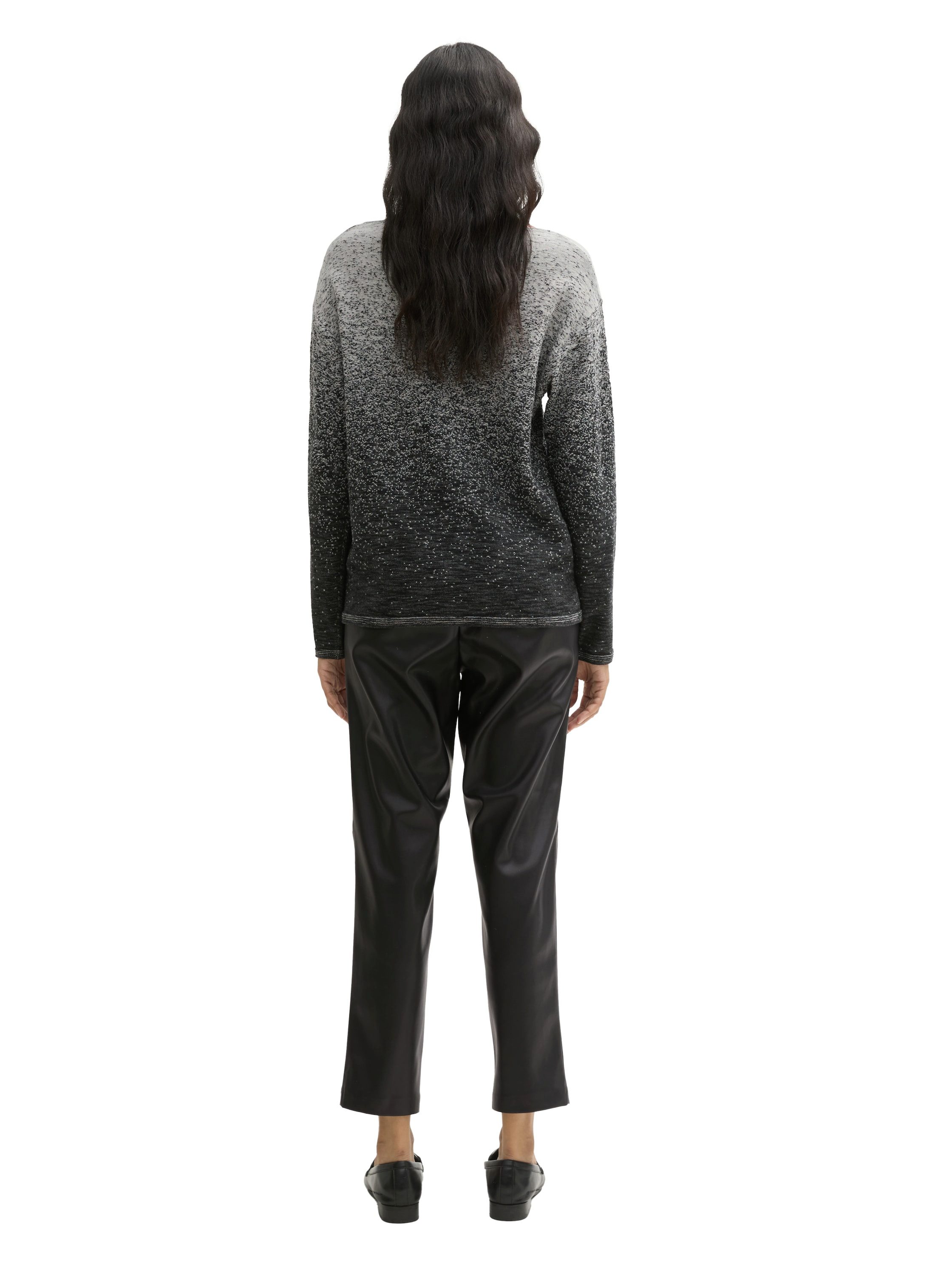 Tom Tailor Imitatieleren broek met trekkoord